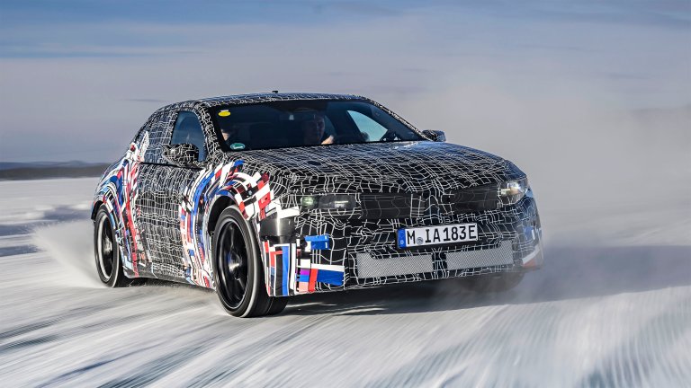 BMW M Neue Klasse prototype on snow