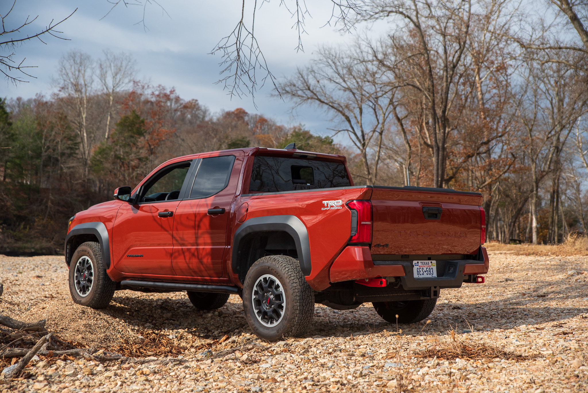 Toyota Tacoma TRD Off-Road with a manual transmission