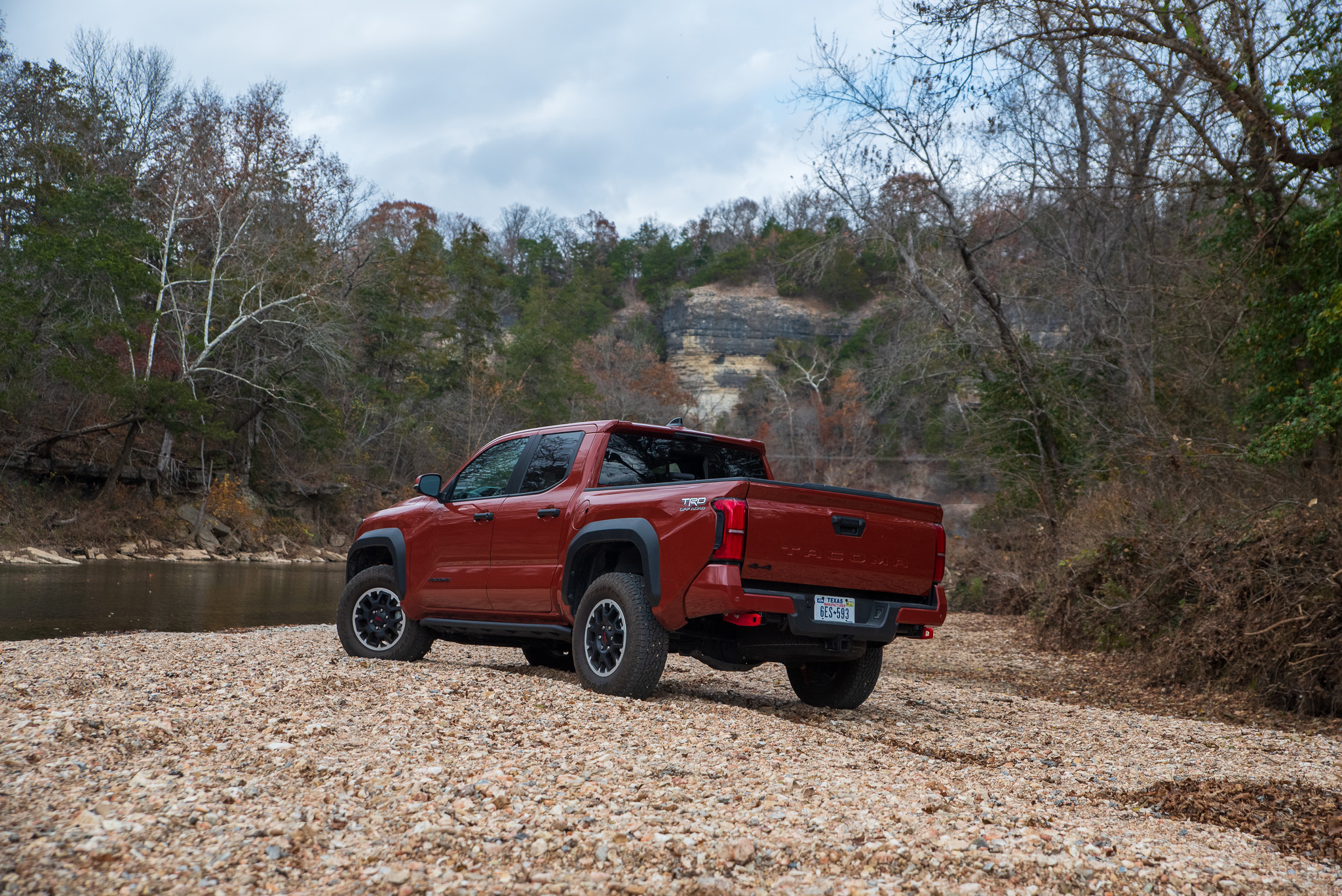Toyota Tacoma TRD Off-Road with a manual transmission