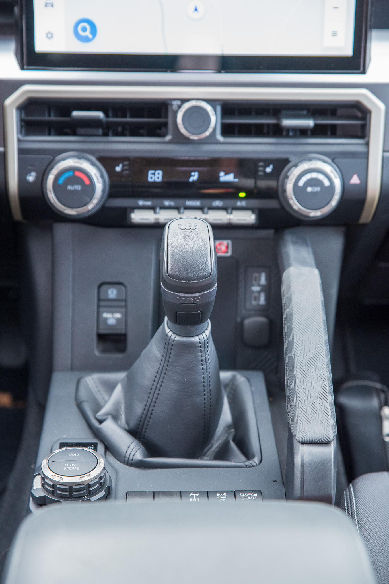 Toyota Tacoma TRD Off-Road with a manual transmission