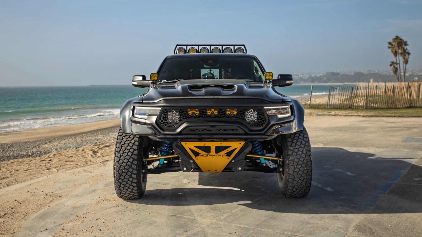 Front view of Ram 1500 TRX from Fast X.