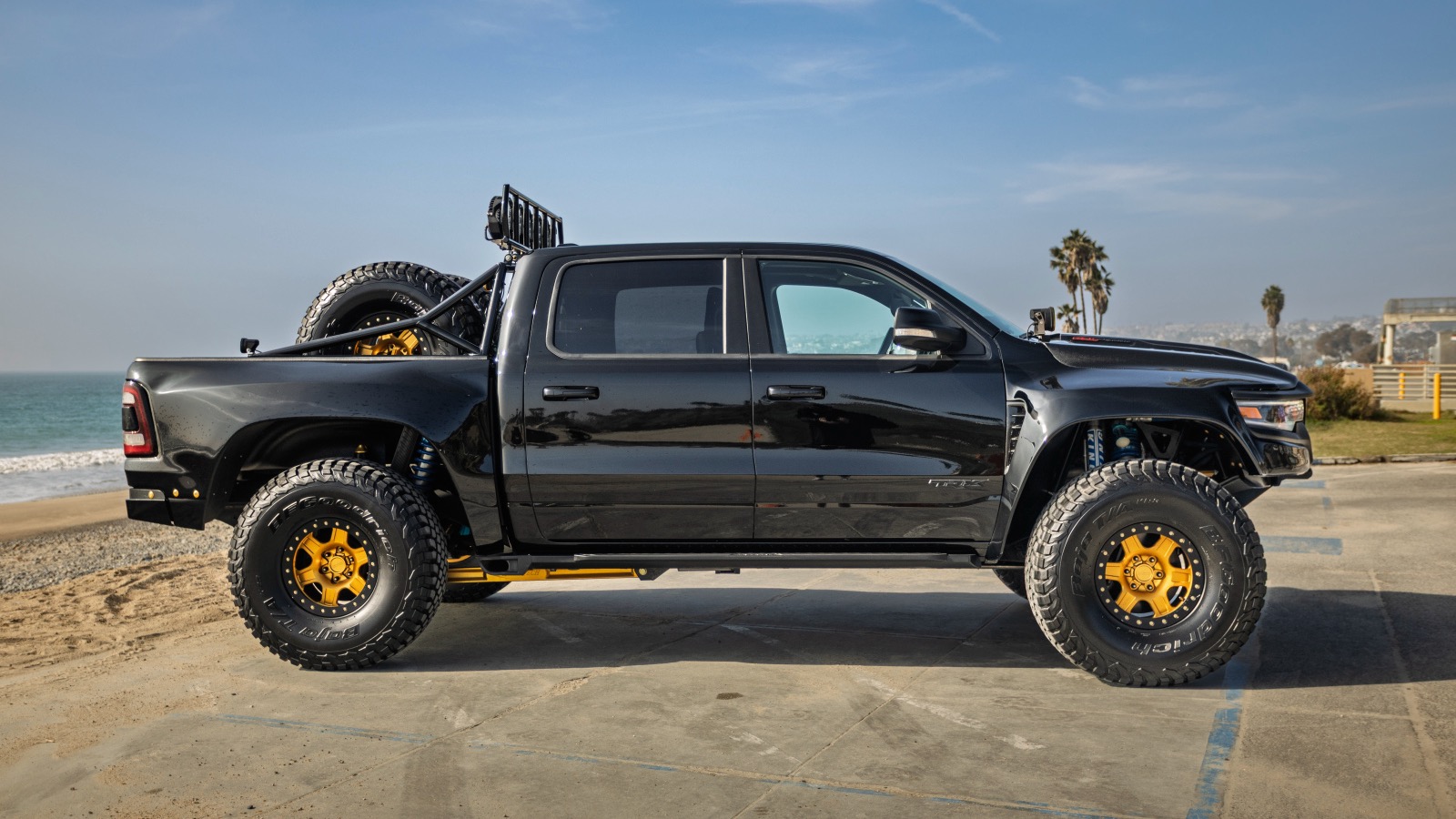 Profile view of Ram 1500 TRX from Fast X.