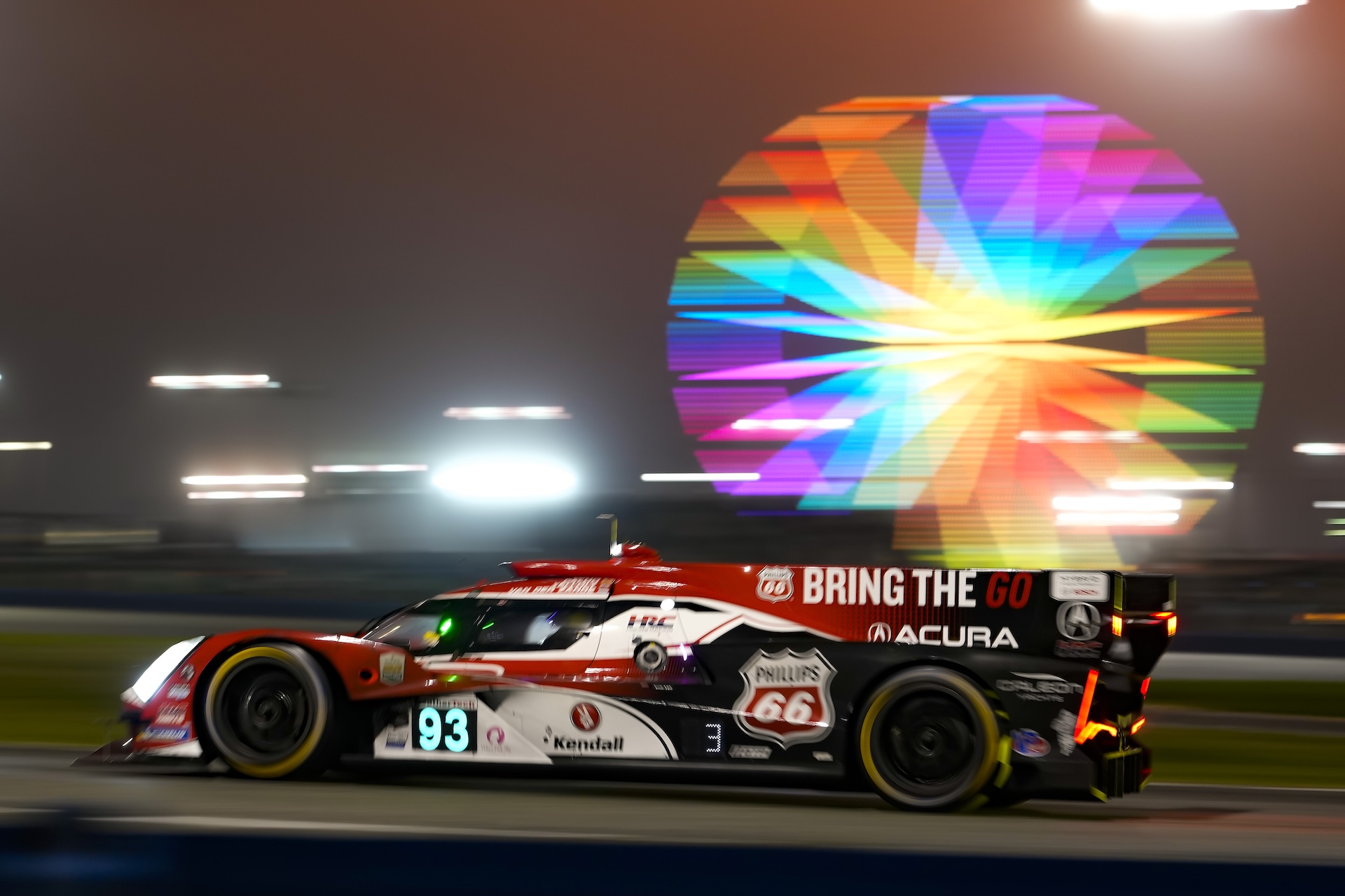 DAYTONA BEACH, FL - DAYTONA BEACH, FL - JANUARY 24 Renger van der Zande Nick Yelloly Alex Palou , driver of the #93 Acura ARX-06 during the IMSA Rolex 24 Race on January 24th 2026, at Daytona Speedway in Daytona, FL. (Photo by Andrew Bershaw/Icon Sportswire via Getty Images)