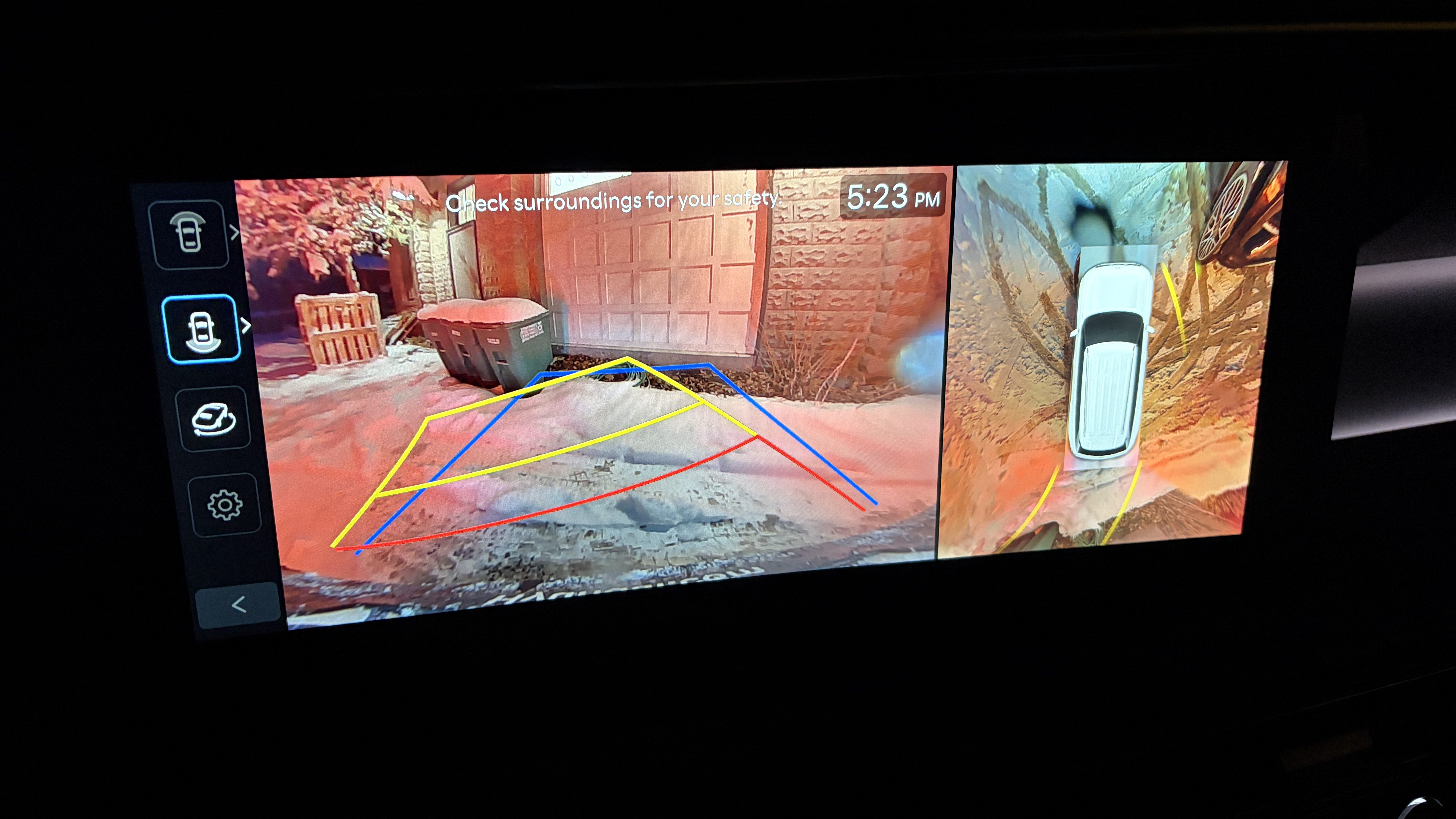 Palisade parking camera.