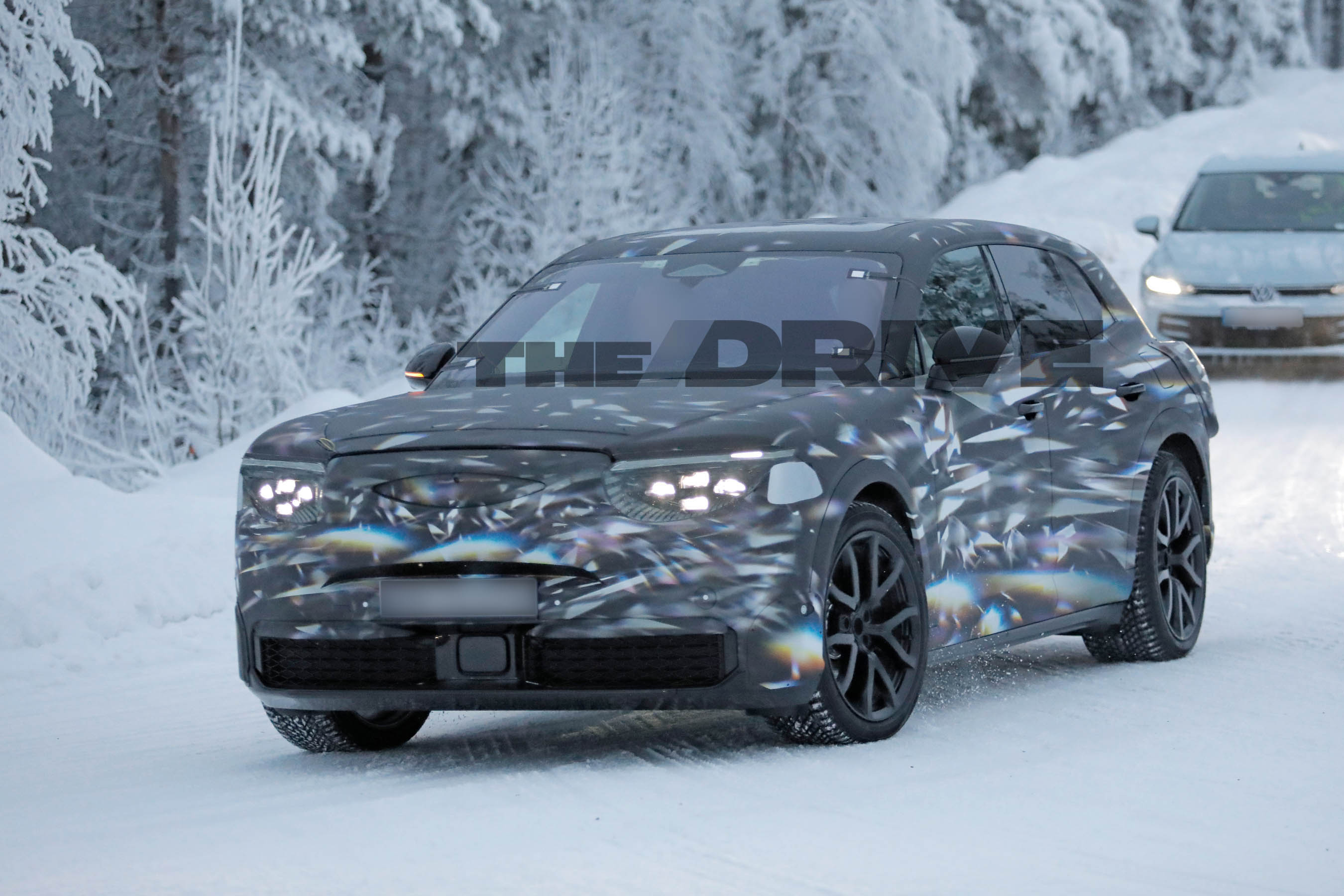 Bentley electric SUV spy shots