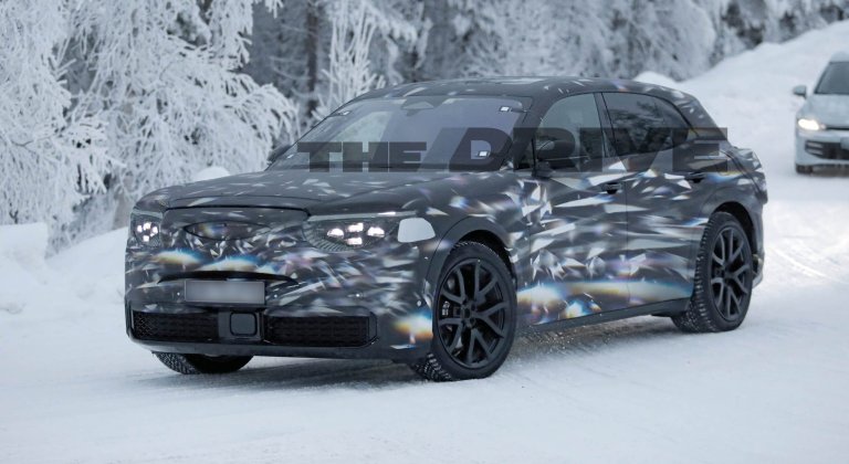 Bentley electric SUV spy shots