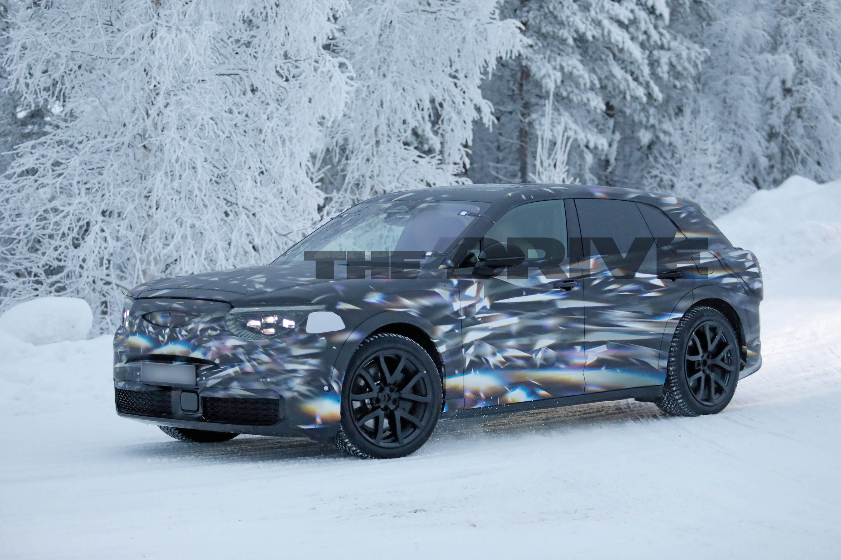 Bentley electric SUV spy shots