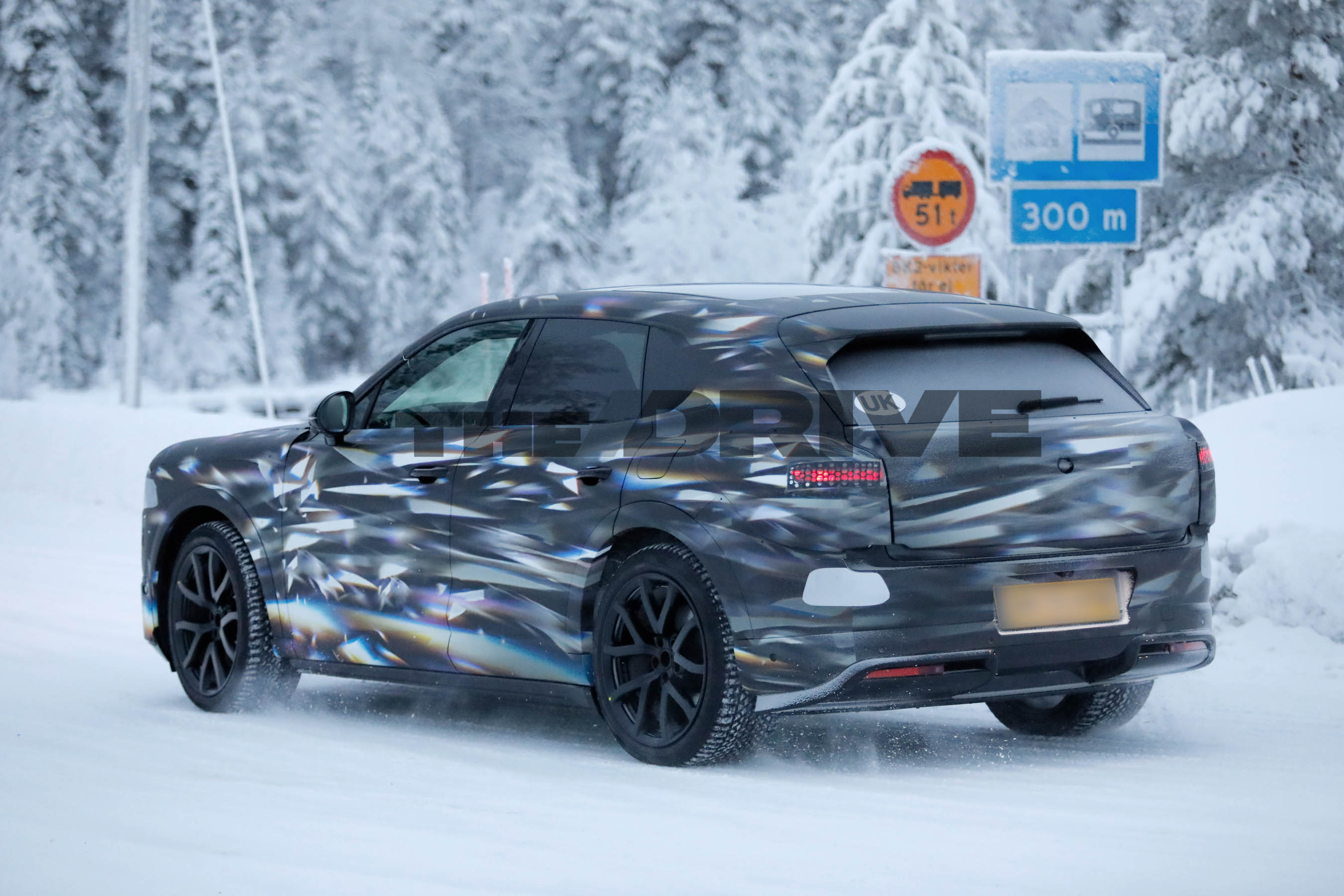 Bentley electric SUV spy shots