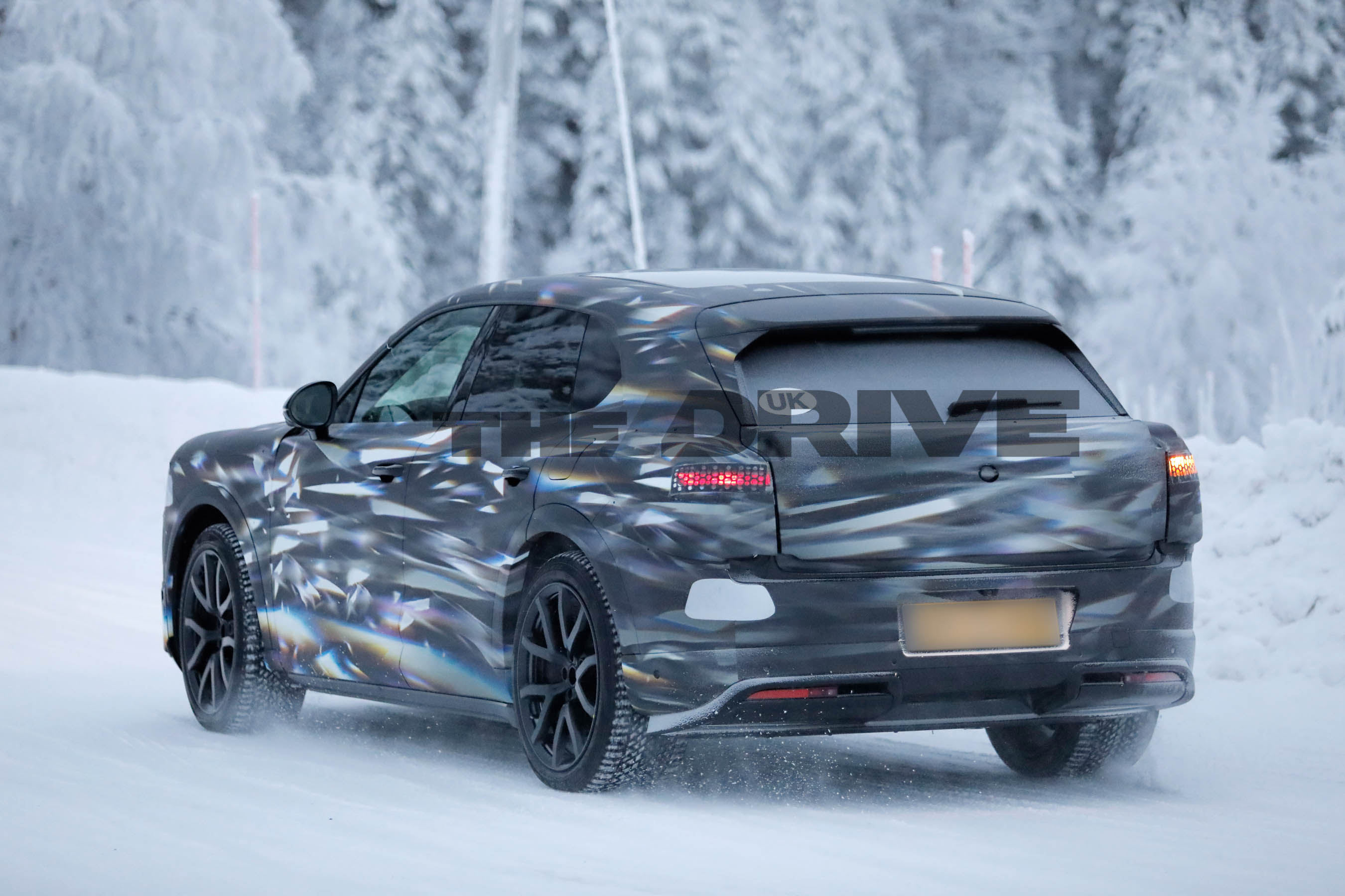 Bentley electric SUV spy shots