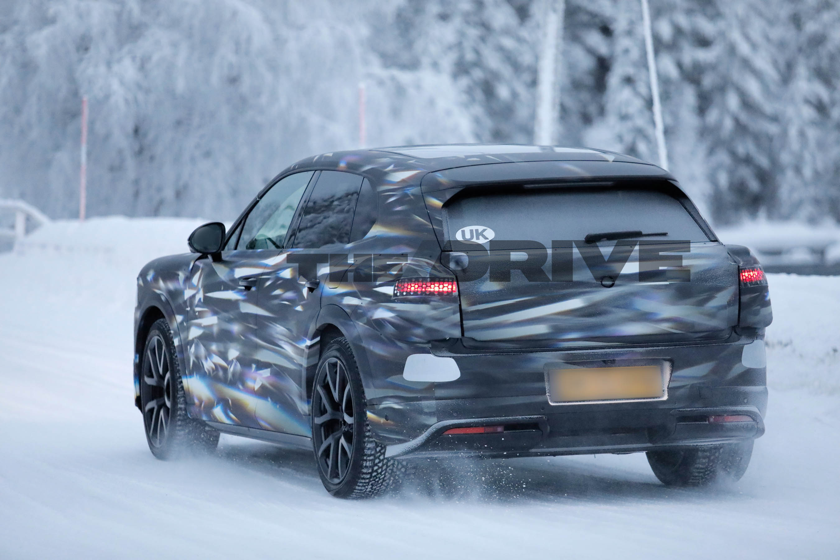 Bentley electric SUV spy shots