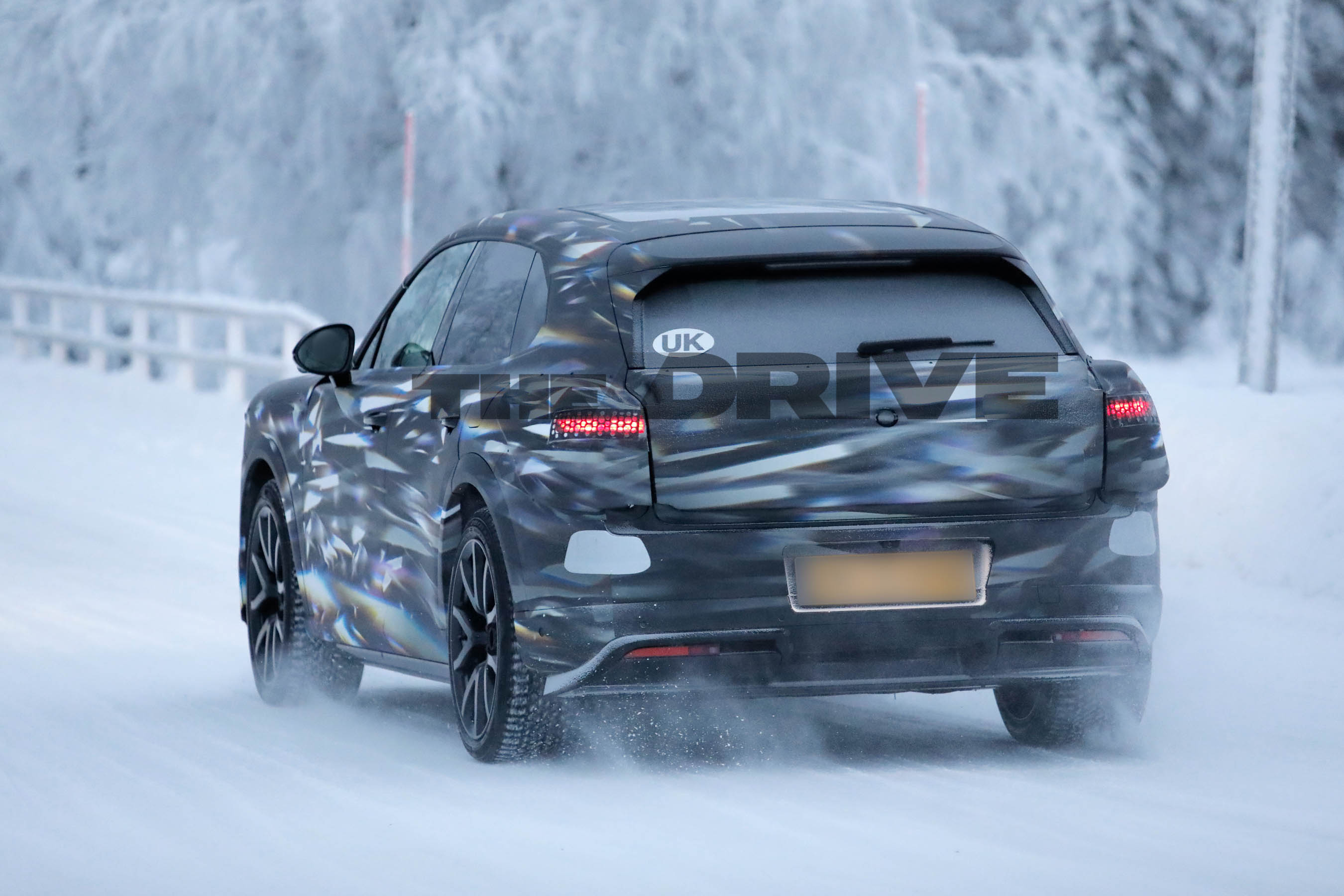 Bentley electric SUV spy shots