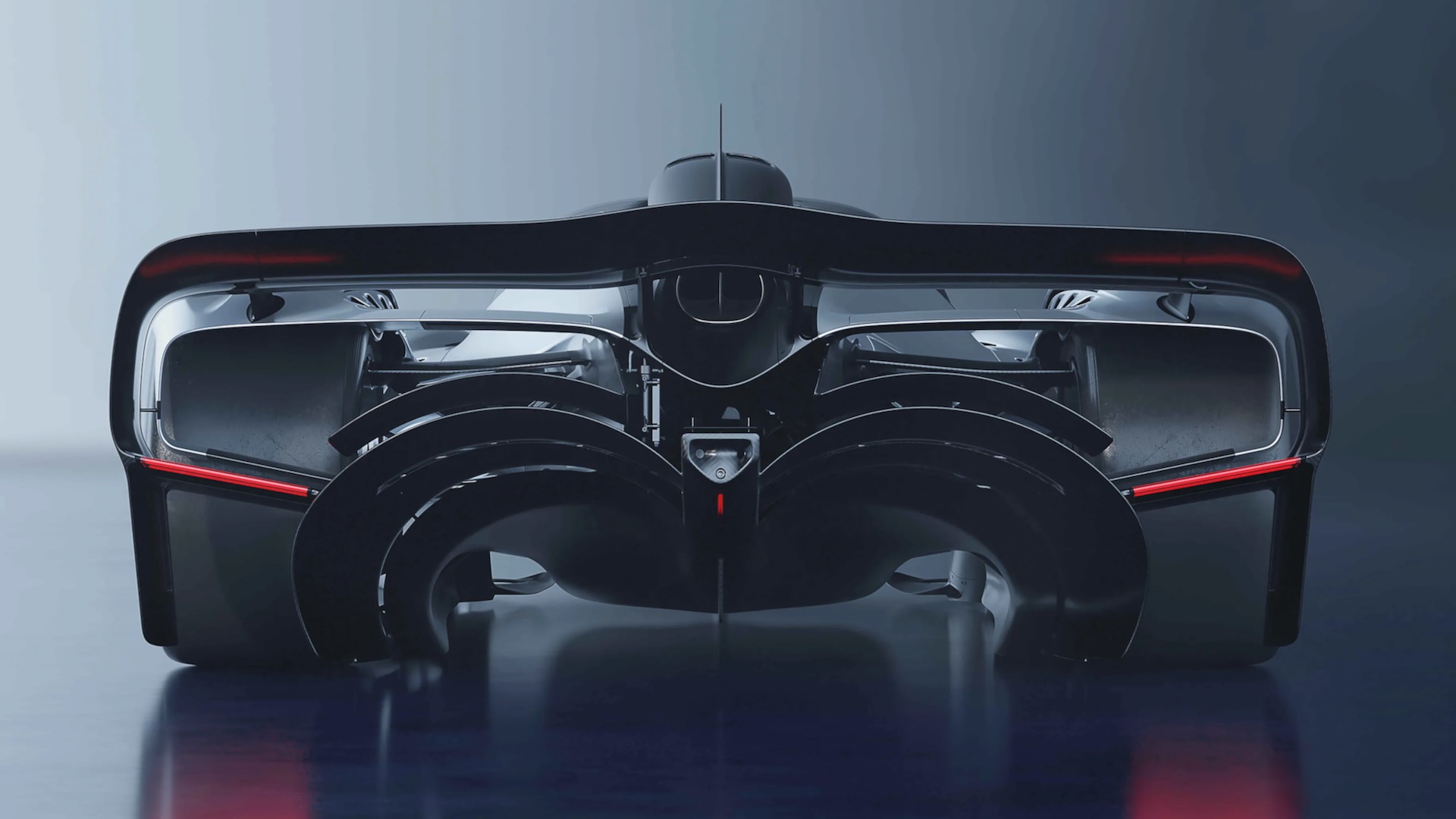 Red Bull RB17 rear view.