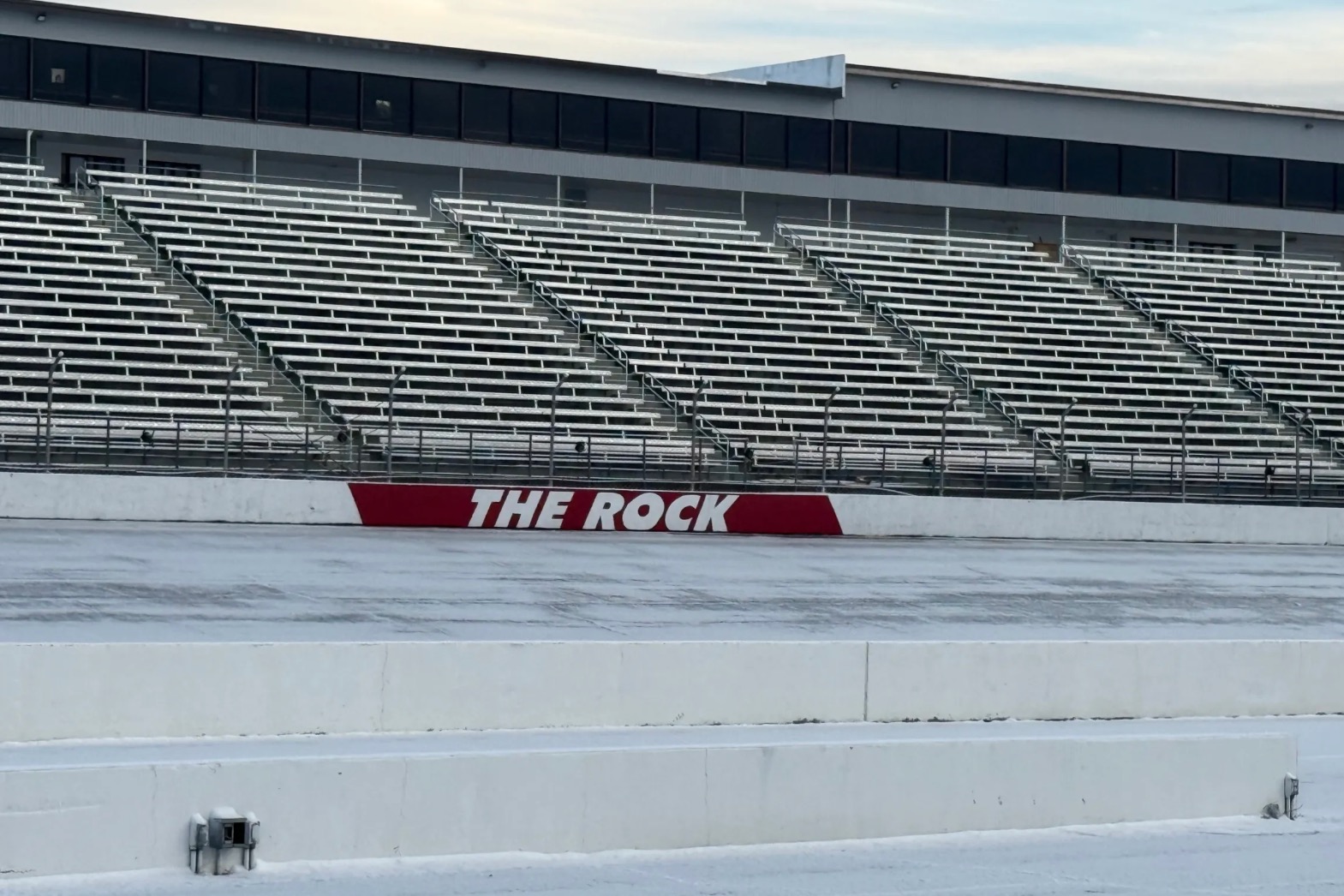 Rockingham Speedway grandstand.