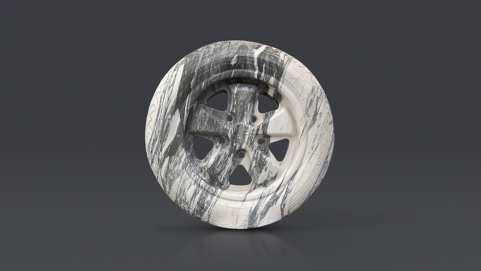 Casper Braat Porsche 911 Fuchs wheel sculpture.