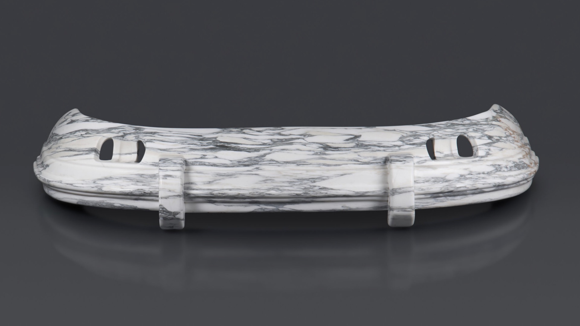 Casper Braat Porsche 911 front bumper sculpture.