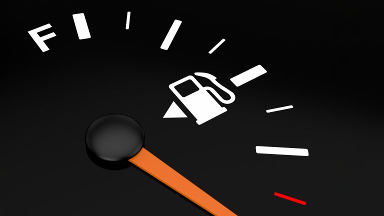 The "Moylan Arrow" on a fuel gauge