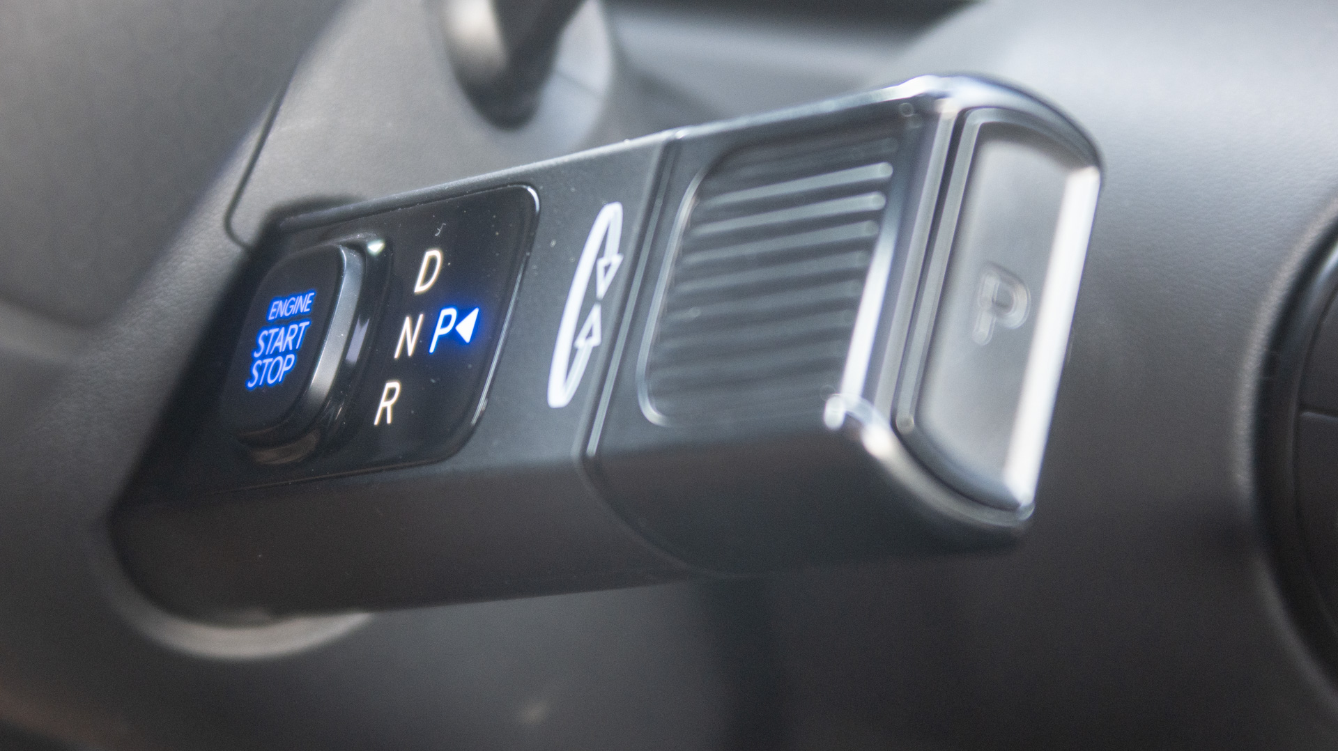 Hyundai Palisade shifter.