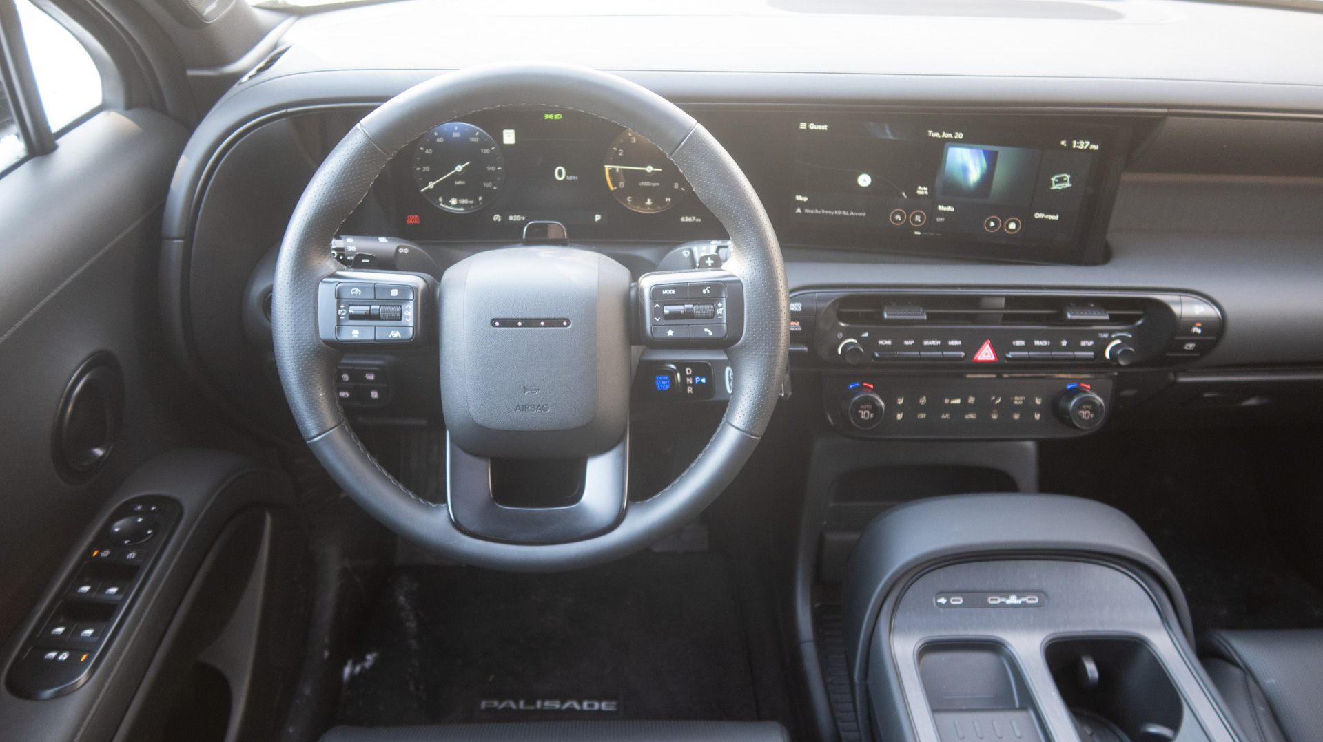 Palisade dash display.