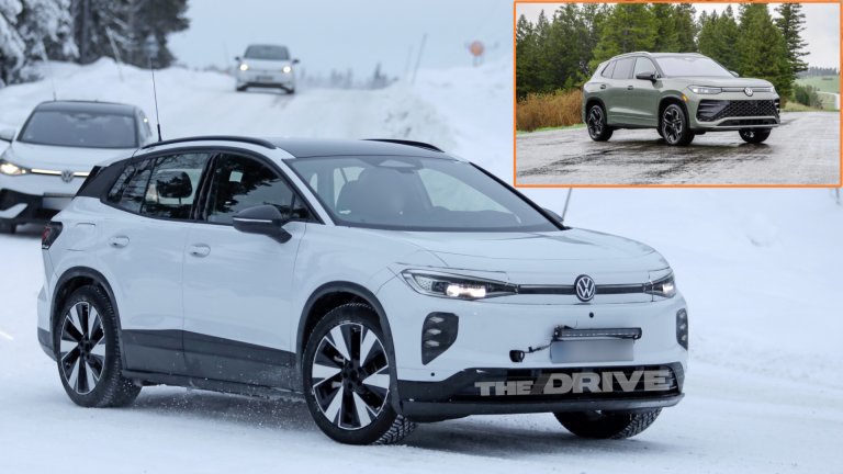 A 2025 VW Tiguan and 2027 EV prototype