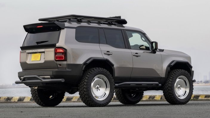 Kuhl Racing Toyota Land Cruiser Block Iron Build rear quarter.