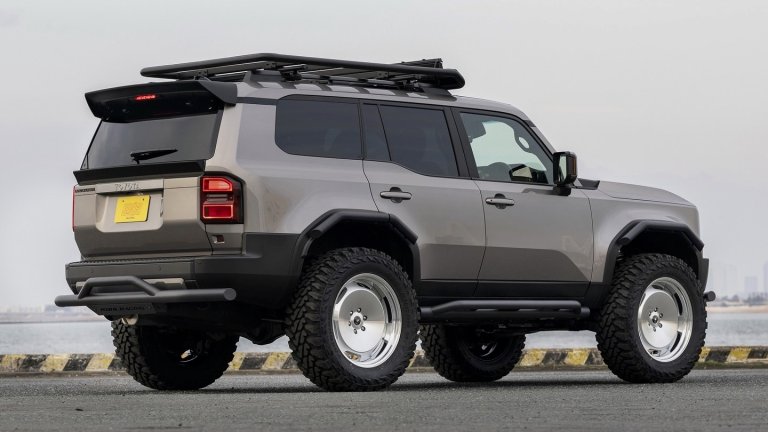 Kuhl Racing Toyota Land Cruiser Block Iron Build rear quarter.