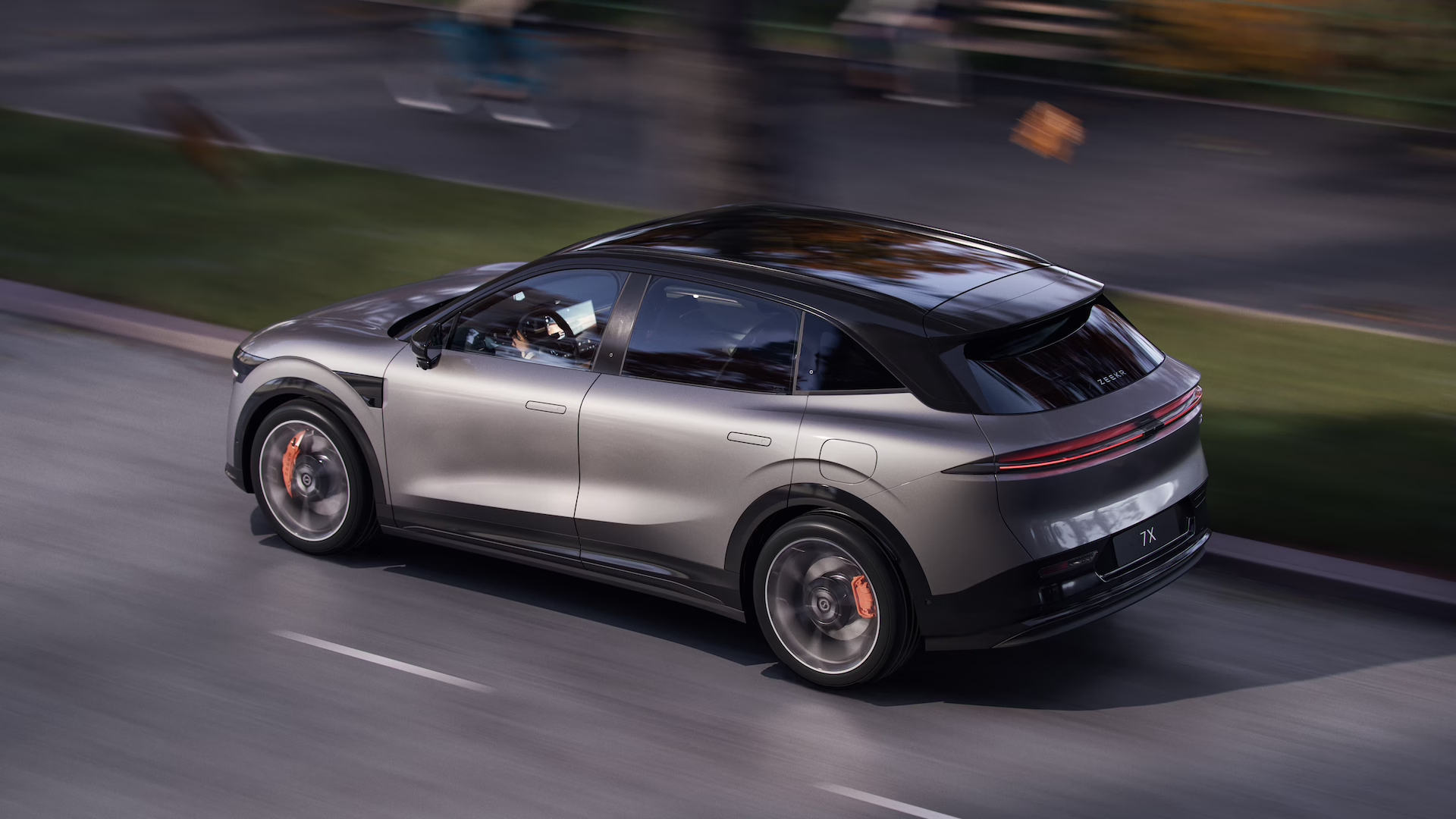 Zeekr 7X Rear 3/4 View