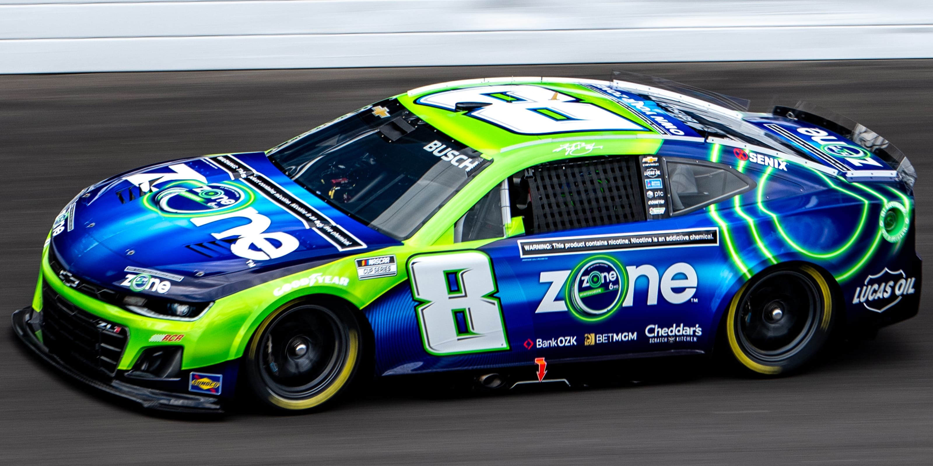 Kyle Busch No. 8 Chevrolet Camaro NASCAR racer