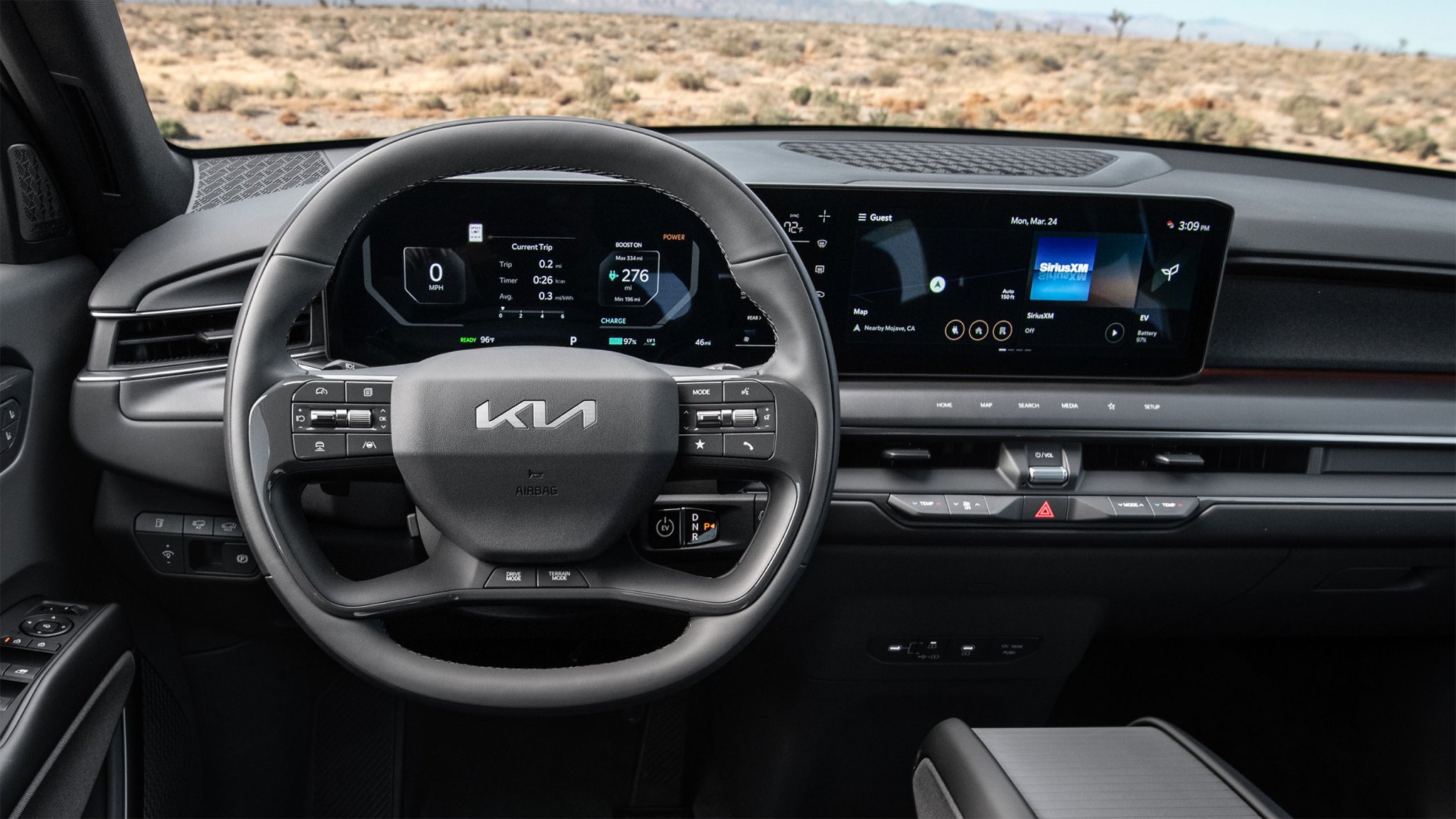 Kia EV9 dashboard