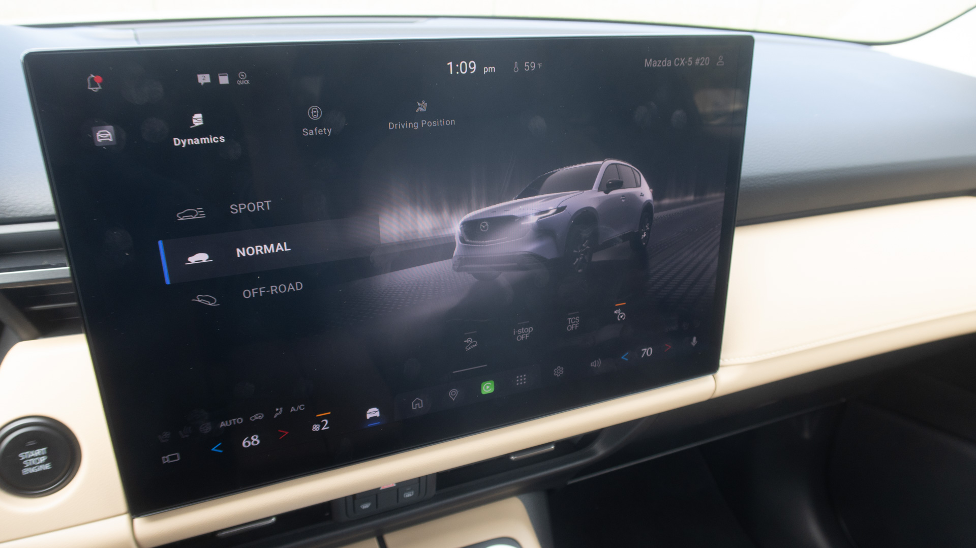 2026 Mazda CX-5 infotainment screen