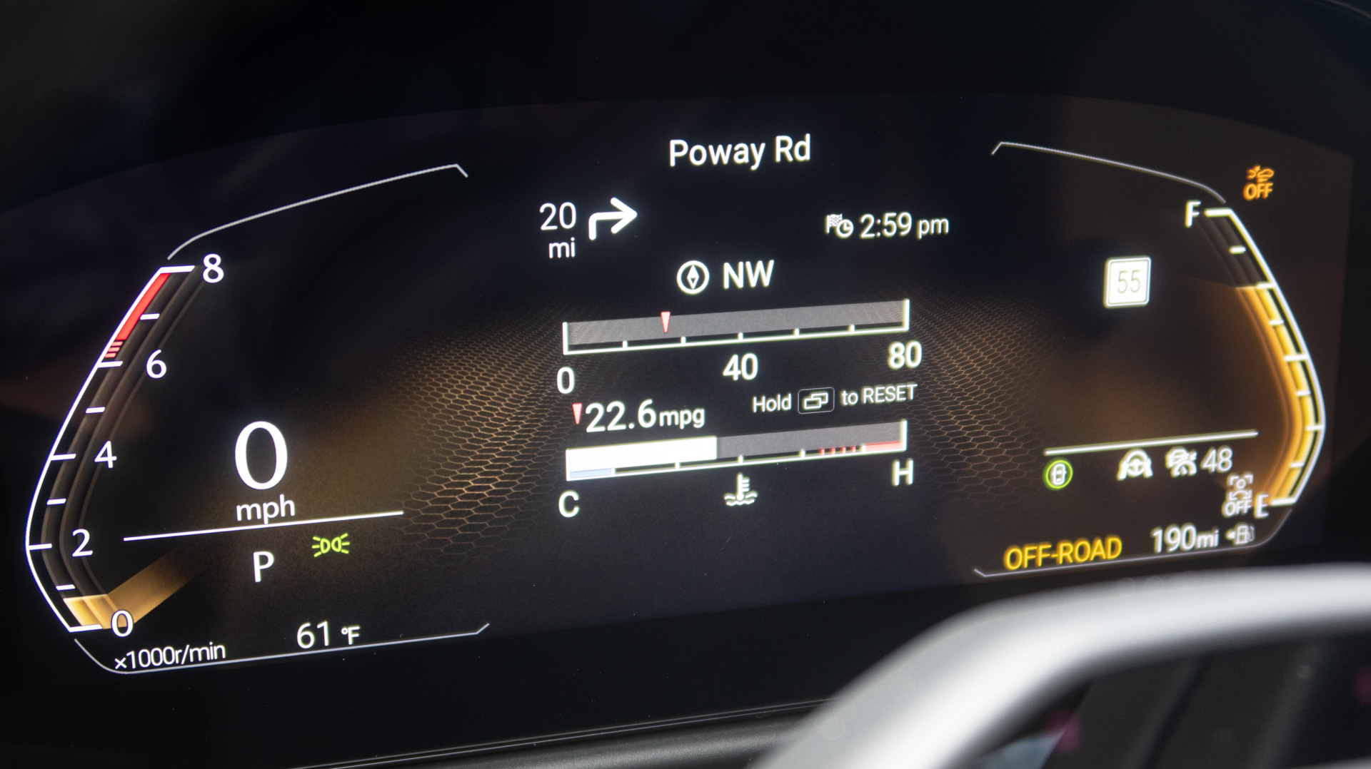 2026 Mazda CX-5 gauge cluster