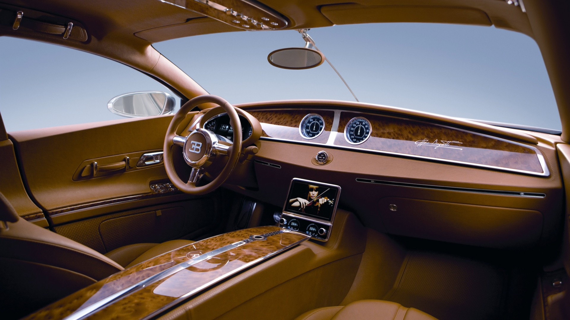 Bugatti 16 C Galibier concept interior.