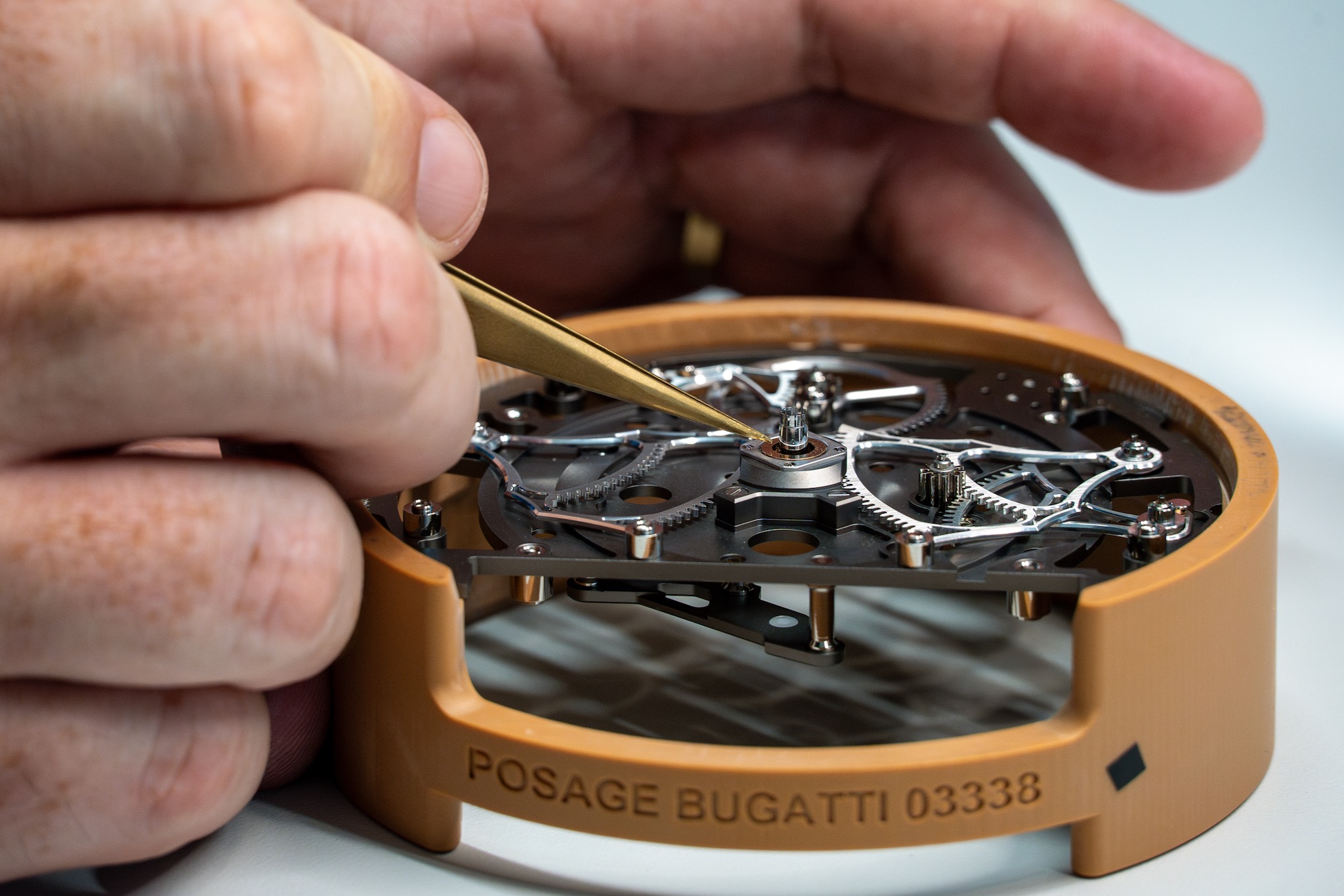 Bugatti Tourbillon gauge cluster assembly.