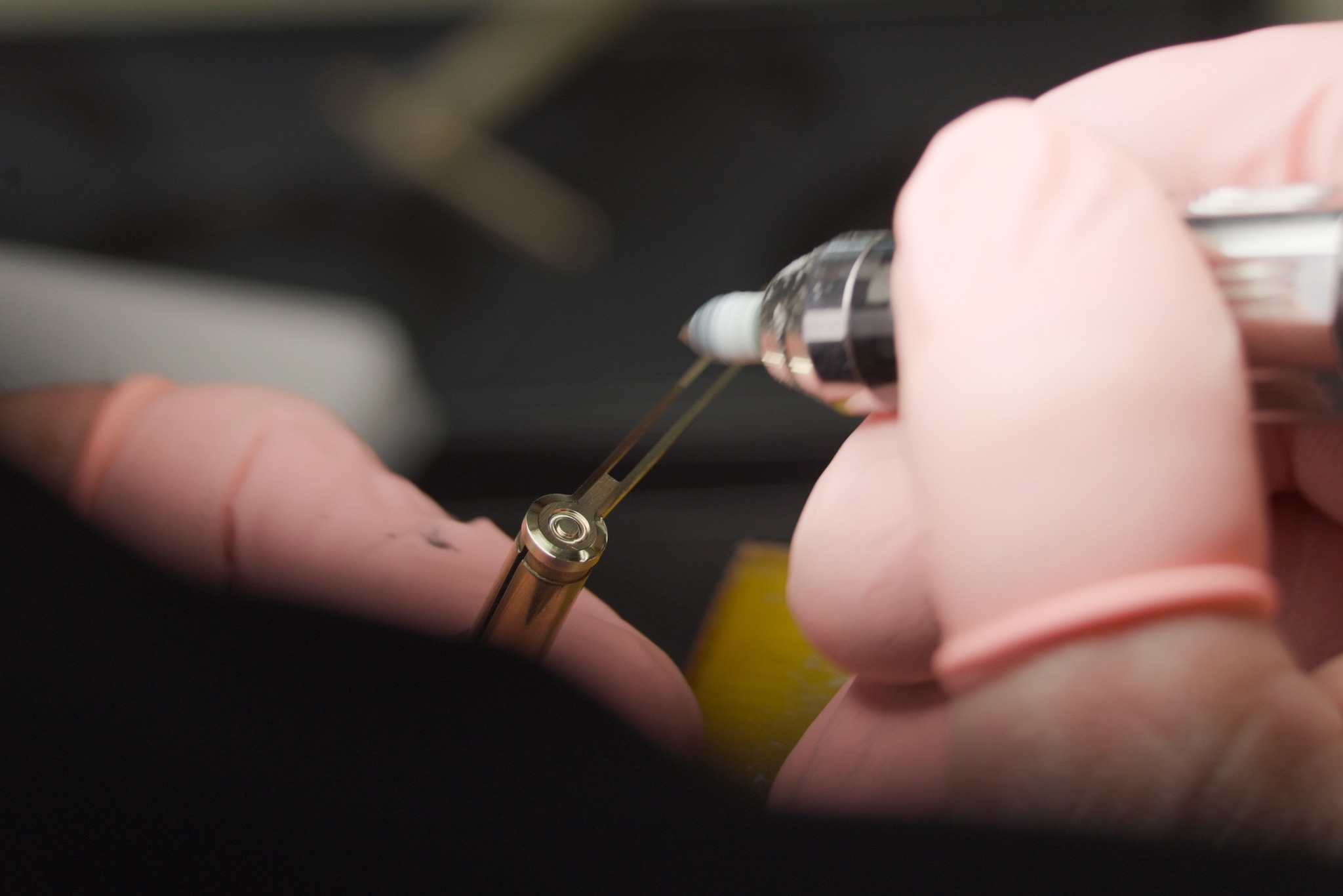 Bugatti Tourbillon gauge cluster assembly.