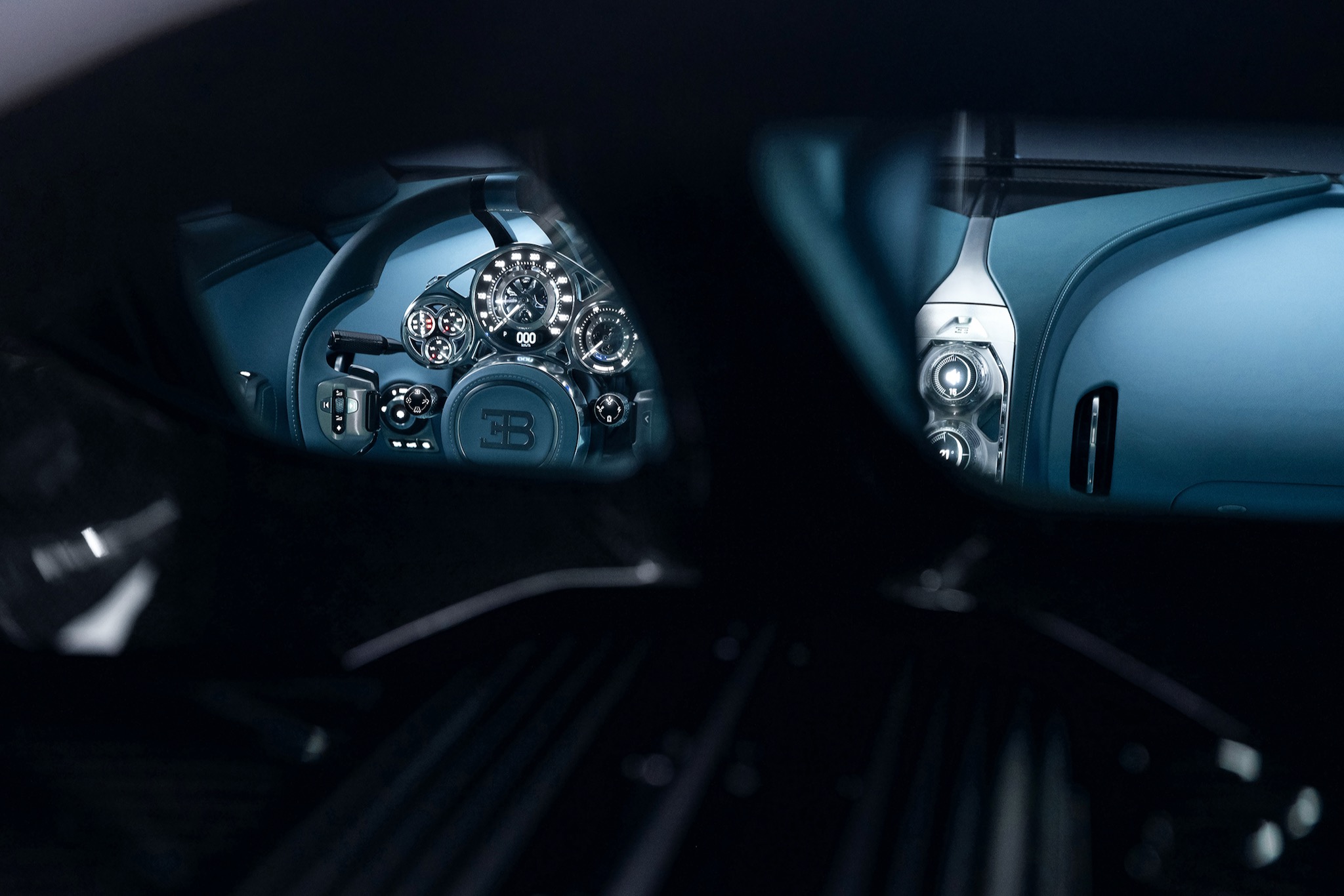 Bugatti Tourbillon gauge cluster.
