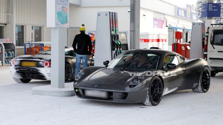 GMA T.33 cold weather testing at gas station