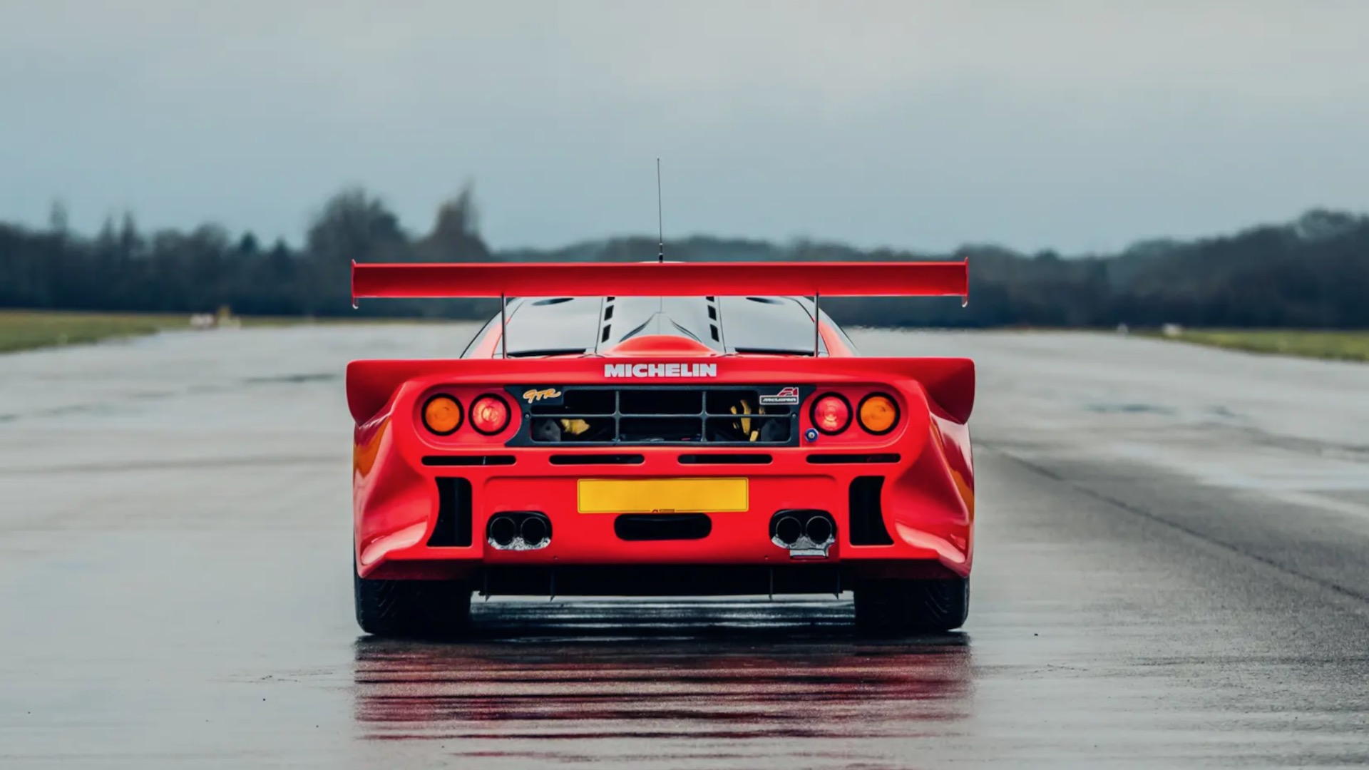 McLaren F1 GTR Longtail chassis 27R rear view.