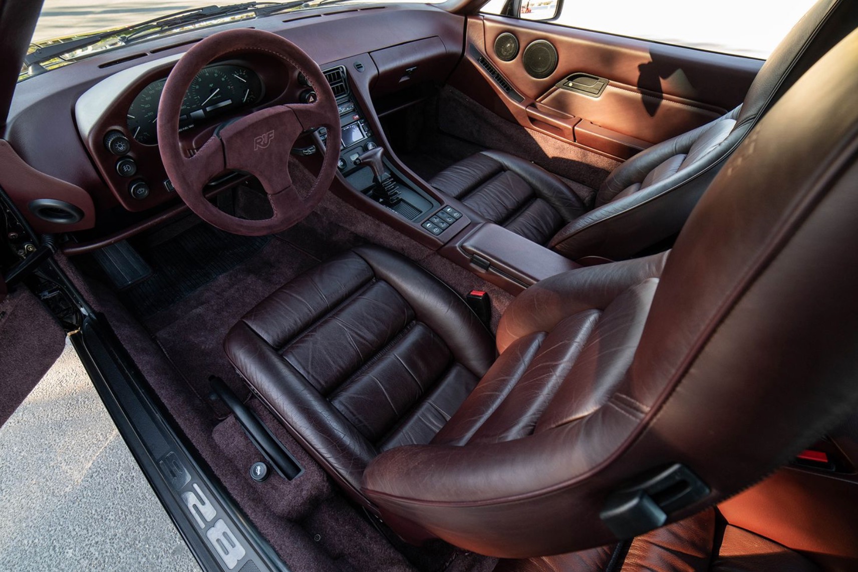 1989 Ruf Porsche 928R interior.