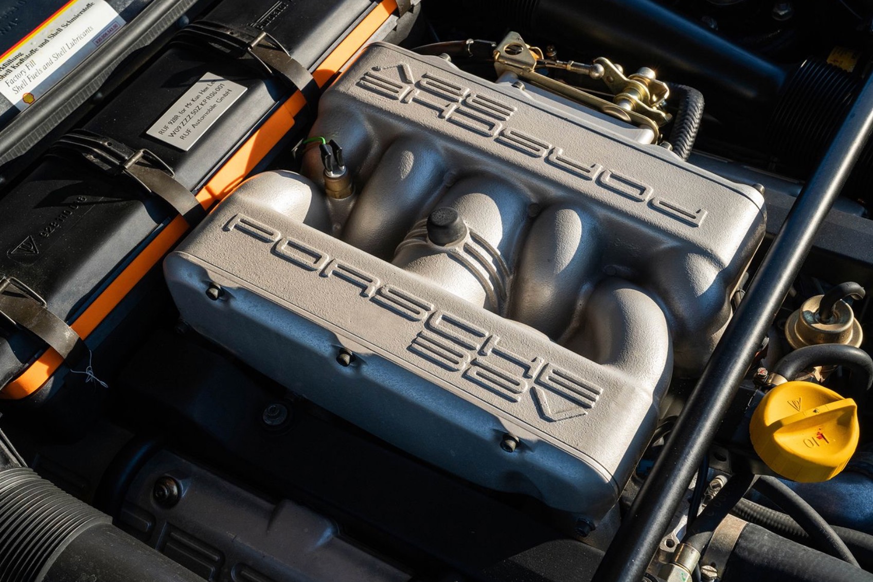 1989 Ruf Porsche 928R engine.