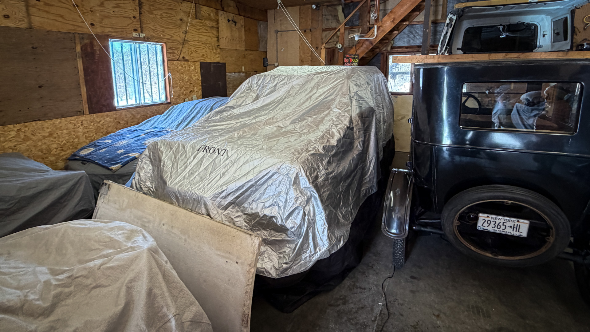 International Scout under a CoverSeal car cover