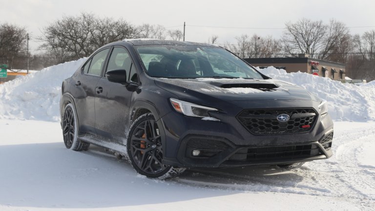 2025 Subaru WRX on winter tires