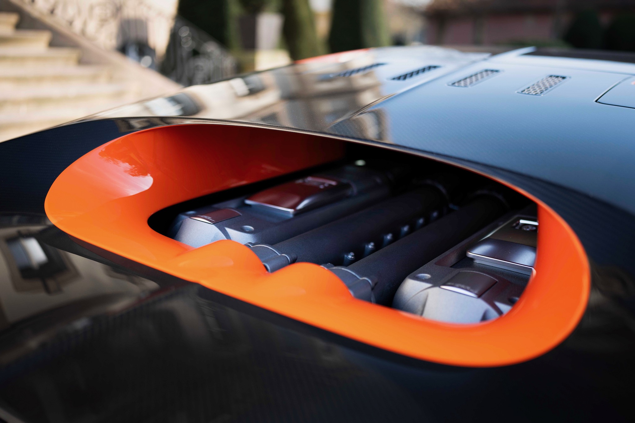 Bugatti Veyron Super Sport prototype engine.