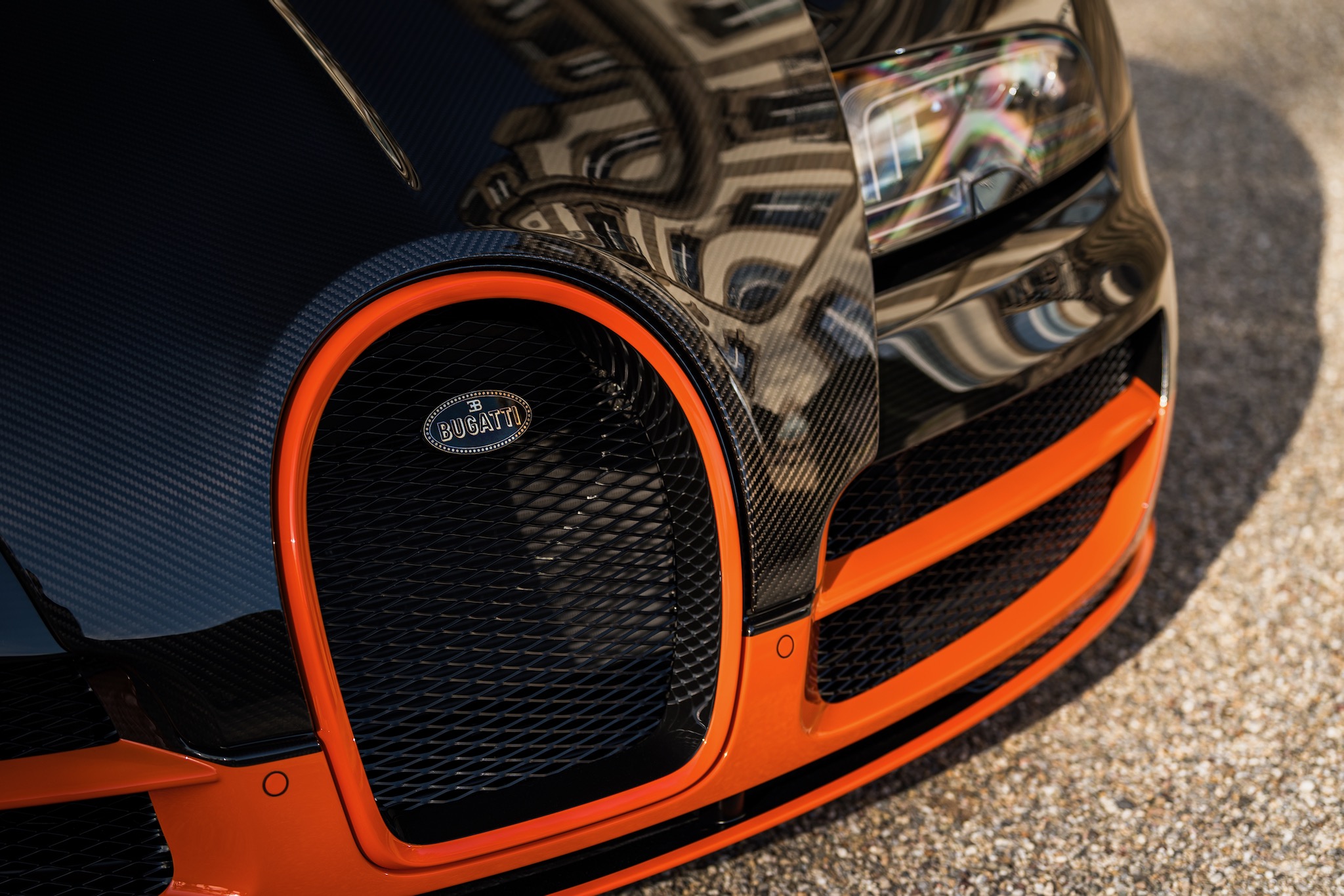 Bugatti Veyron Super Sport prototype grille.