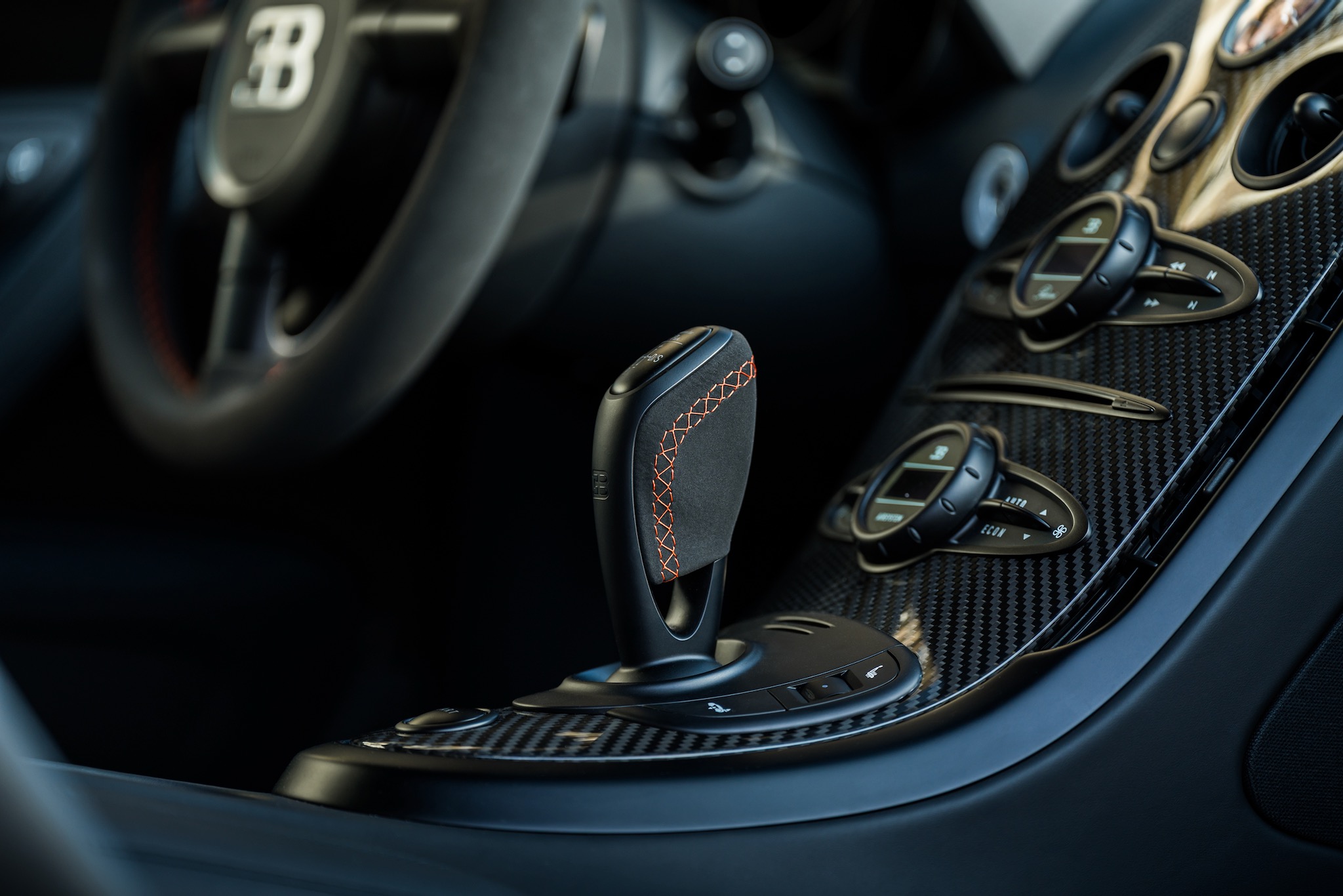 Bugatti Veyron Super Sport prototype shifter.
