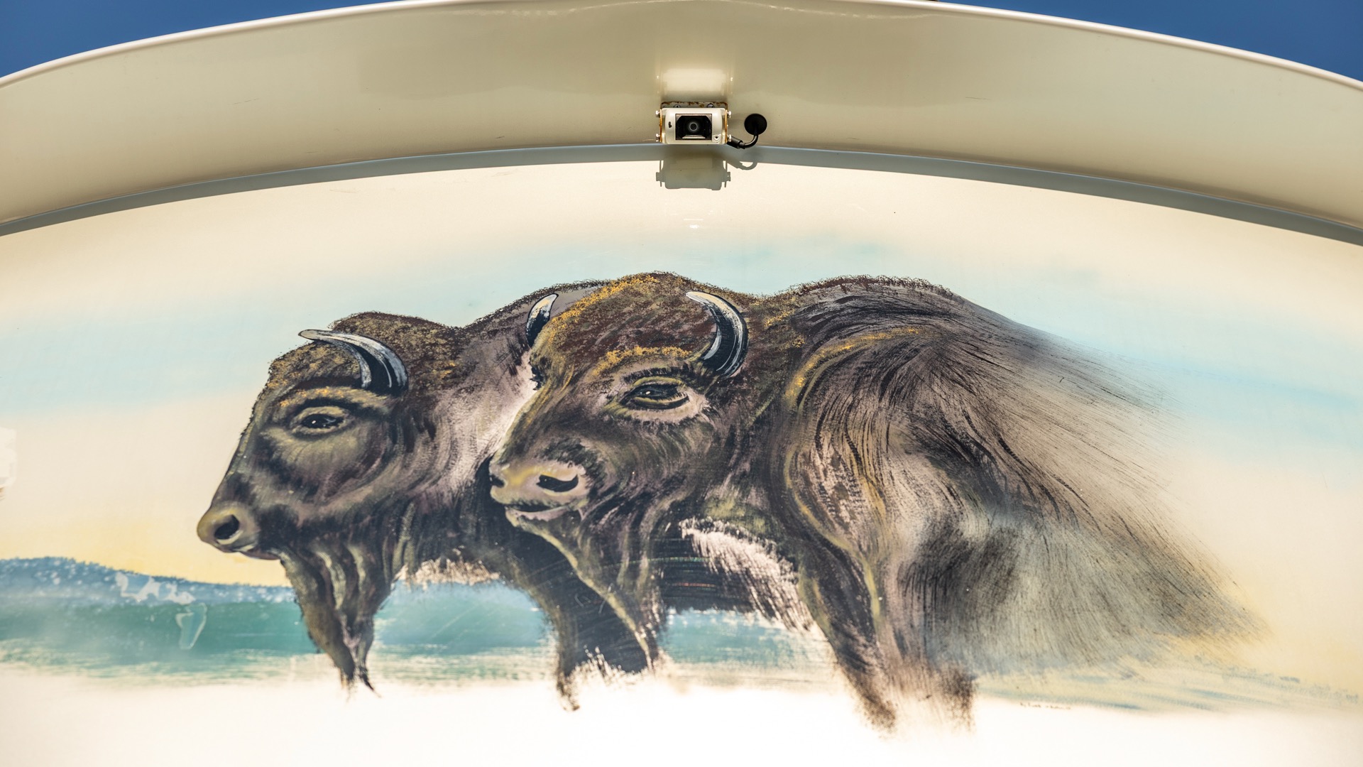 1970 GM bus RV artwork.