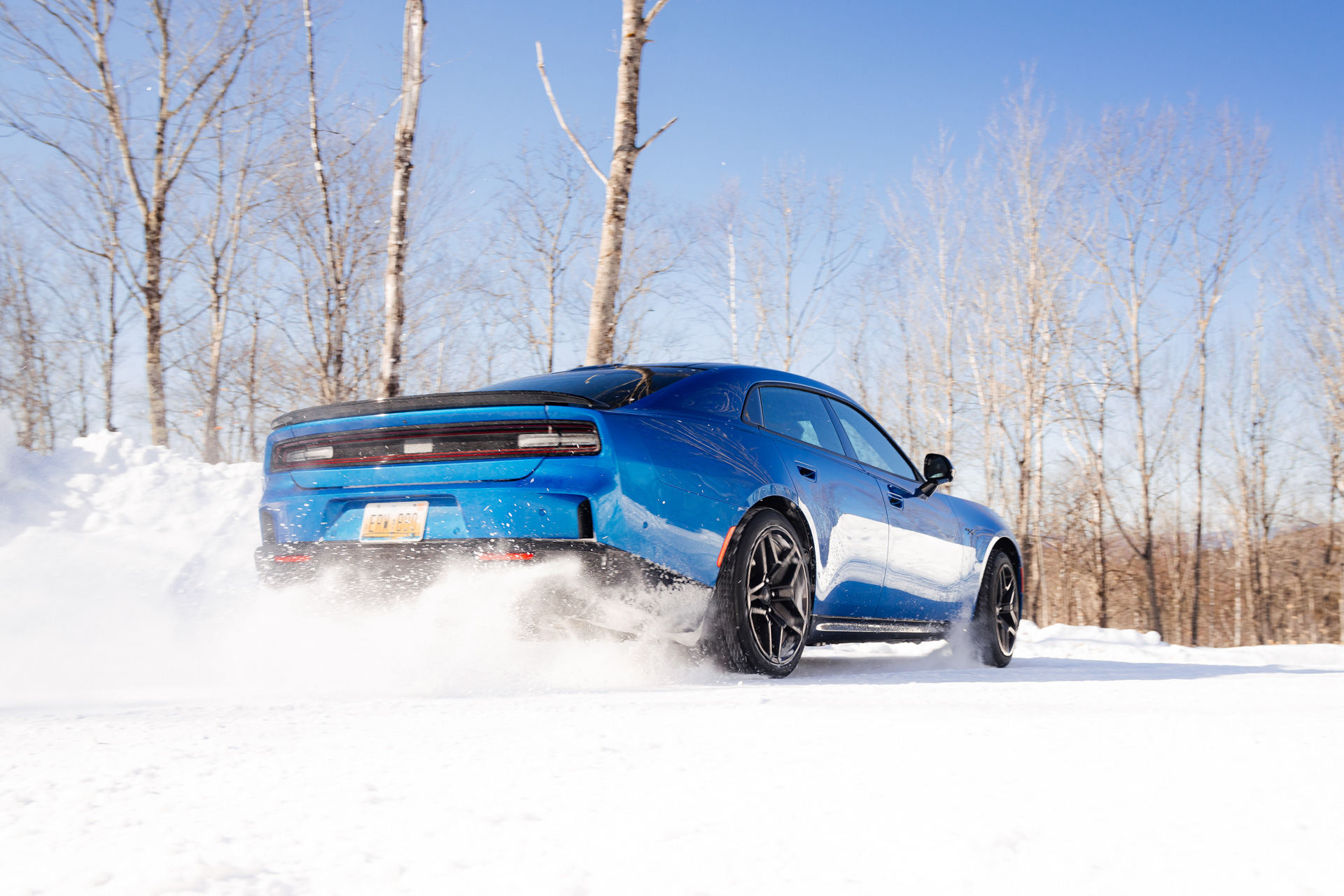 The 2026 Dodge Charger R/T unleashes muscle car performance and maximum capability with Line Lock, Launch Control, a Custom drive mode and much more through the available Performance Handling Group.