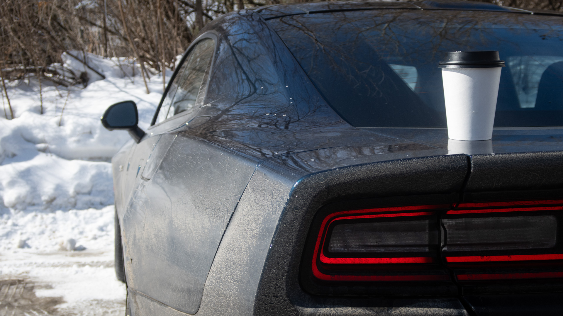 2026 Dodge Charger R/T in snow.
