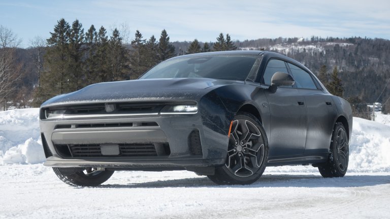2026 Dodge Charger R/T in snow.
