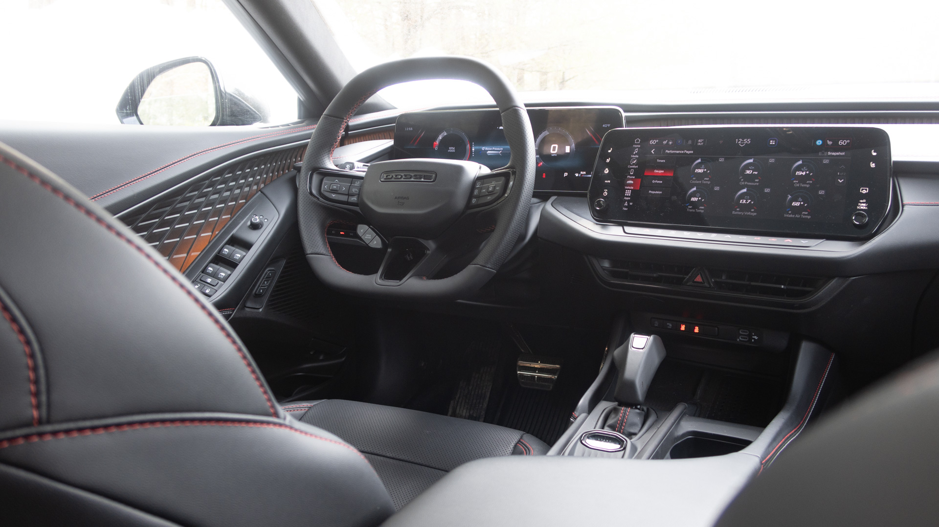 2026 Dodge Charger R/T cockpit.