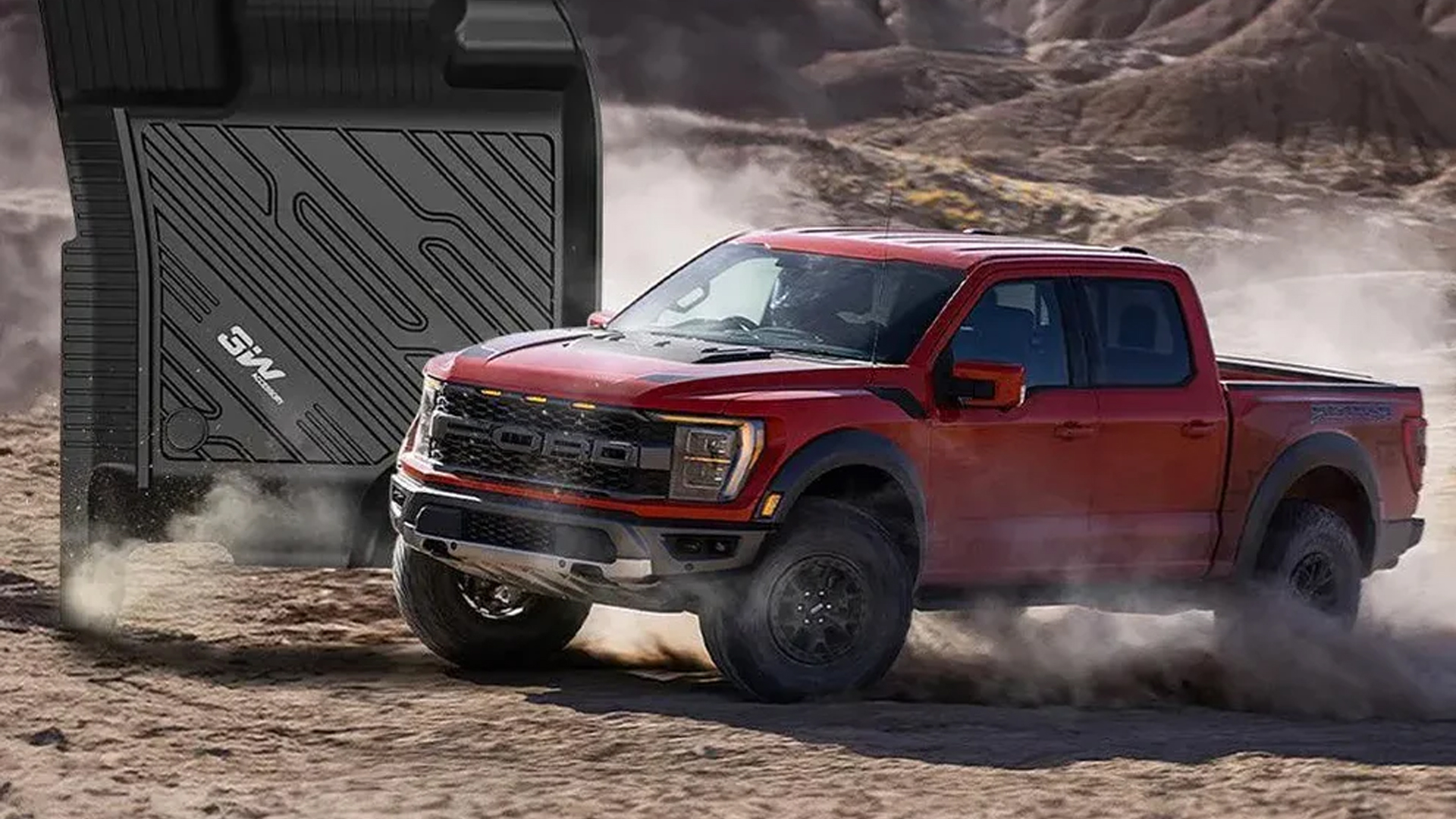 3W Liners floormats with Ford Raptor