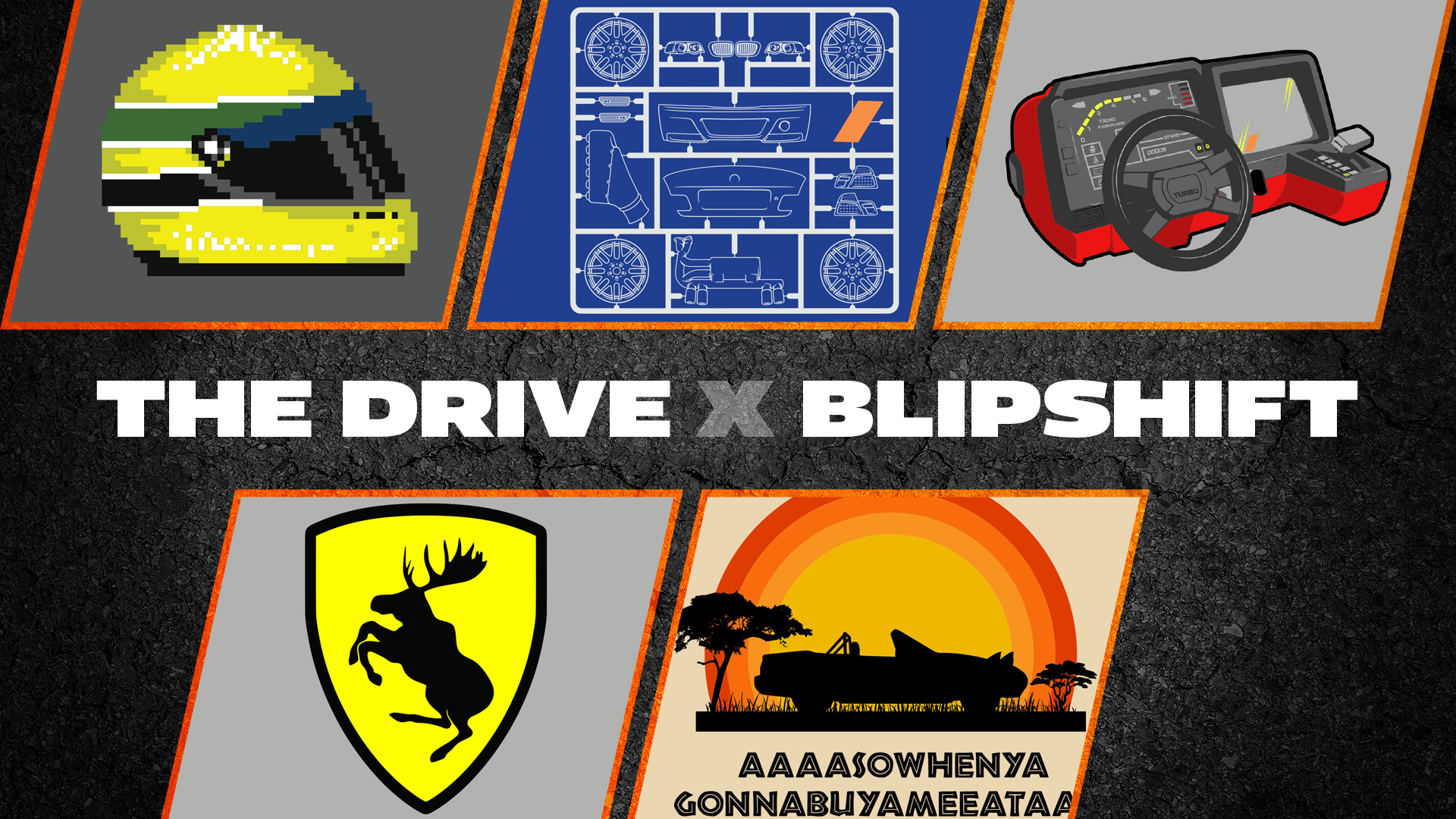 Blipshift x The Drive graphic collaboration